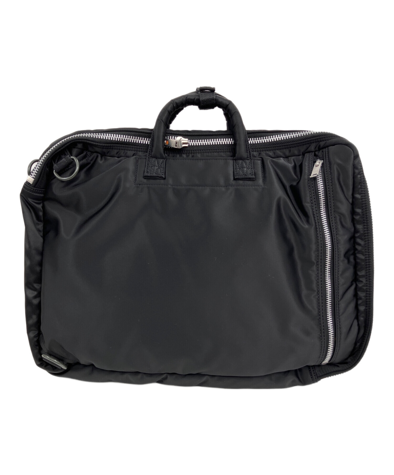 中古・古着通販】PORTER (ポーター) 3WAY DOCUMENT BAG W zip ブラック