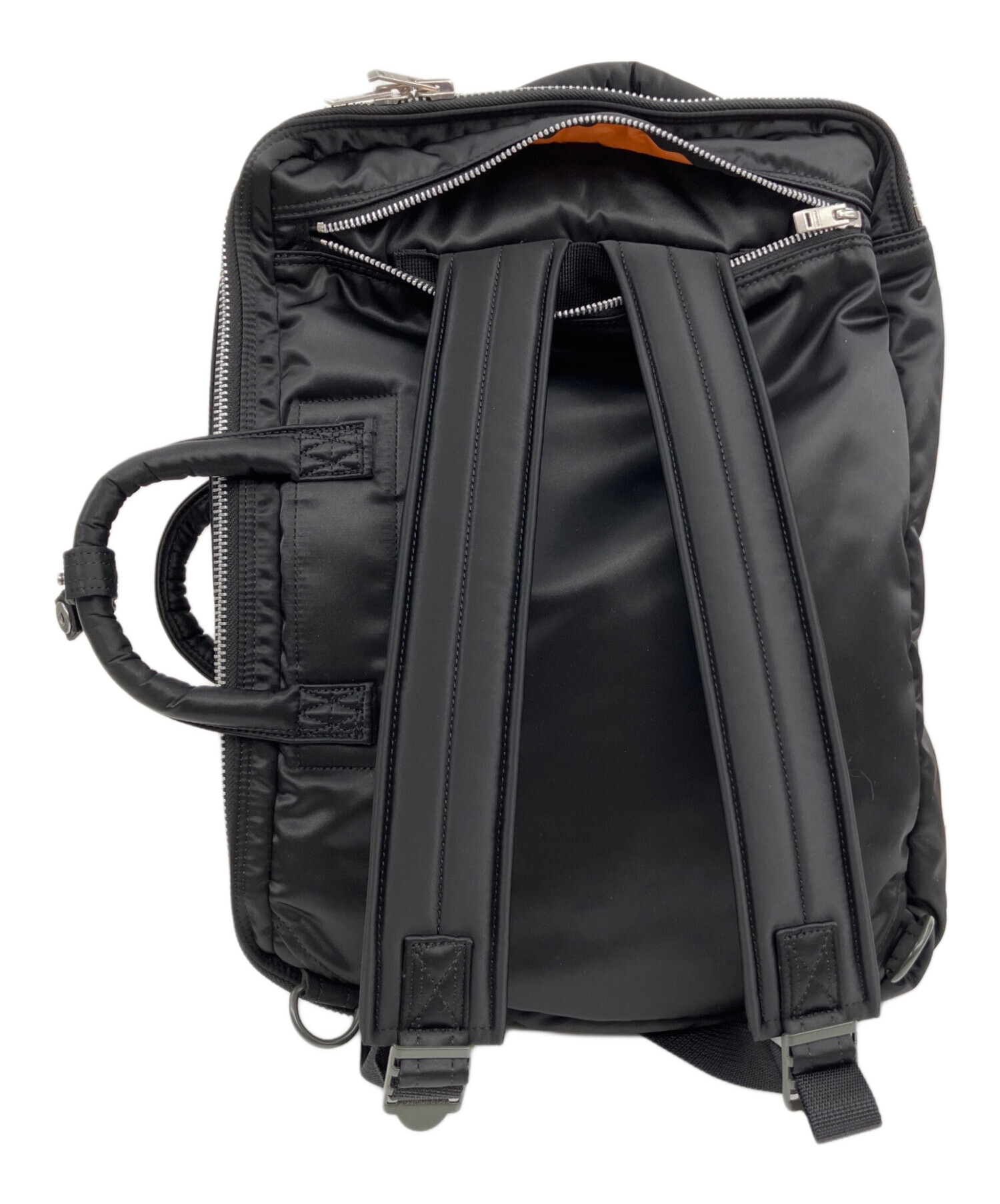 中古・古着通販】PORTER (ポーター) 3WAY DOCUMENT BAG W zip ブラック 