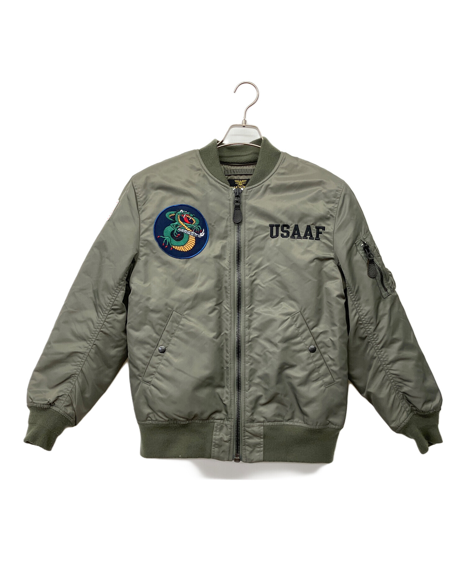 中古・古着通販】HOUSTON (ヒューストン) MA-1 刺繍入り ジャケット 