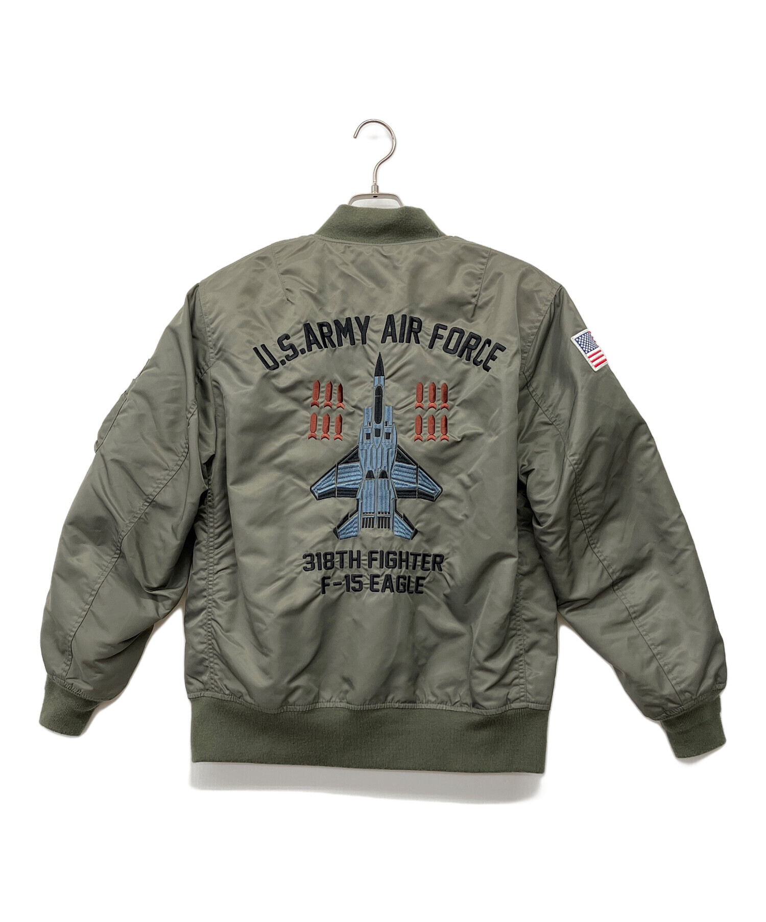 中古・古着通販】HOUSTON (ヒューストン) MA-1 刺繍入り ジャケット