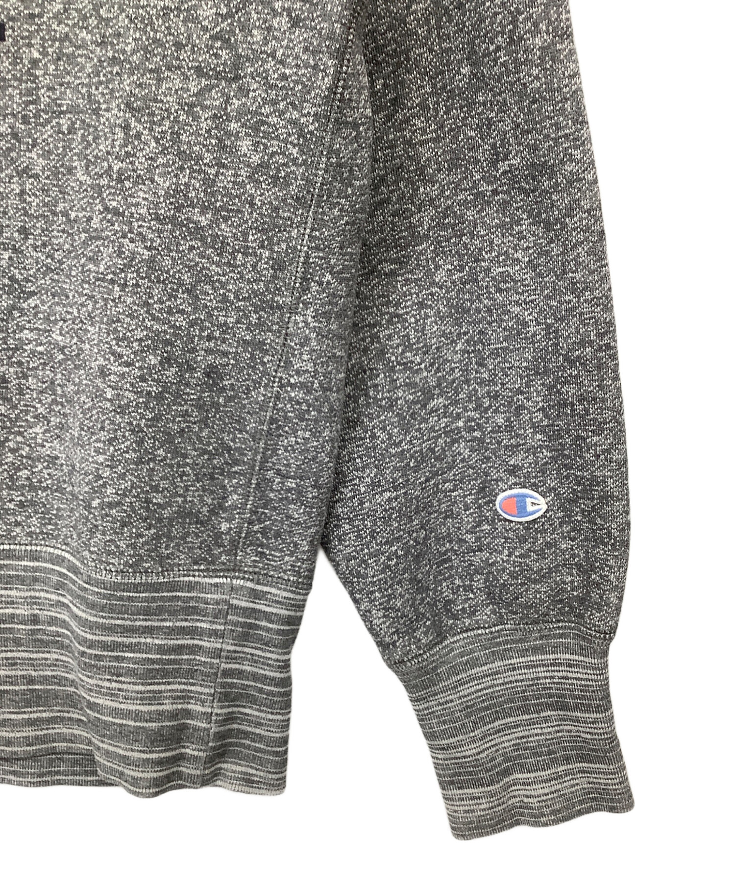 中古・古着通販】Champion (チャンピオン) 前V霜降りカレッジ