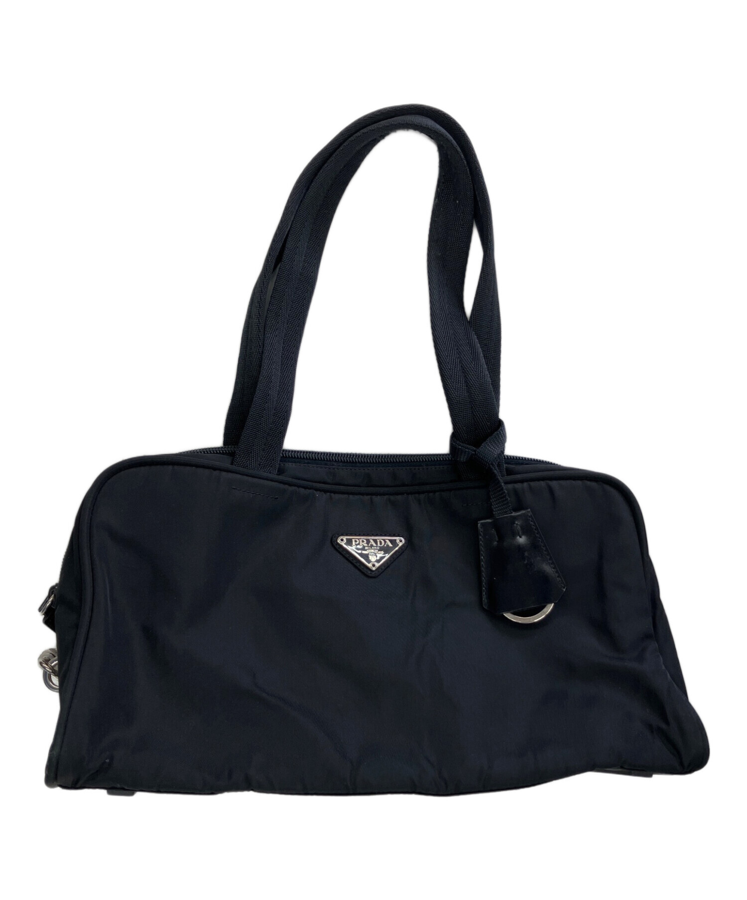 中古・古着通販】PRADA (プラダ) ミニボストンバッグ ブラック