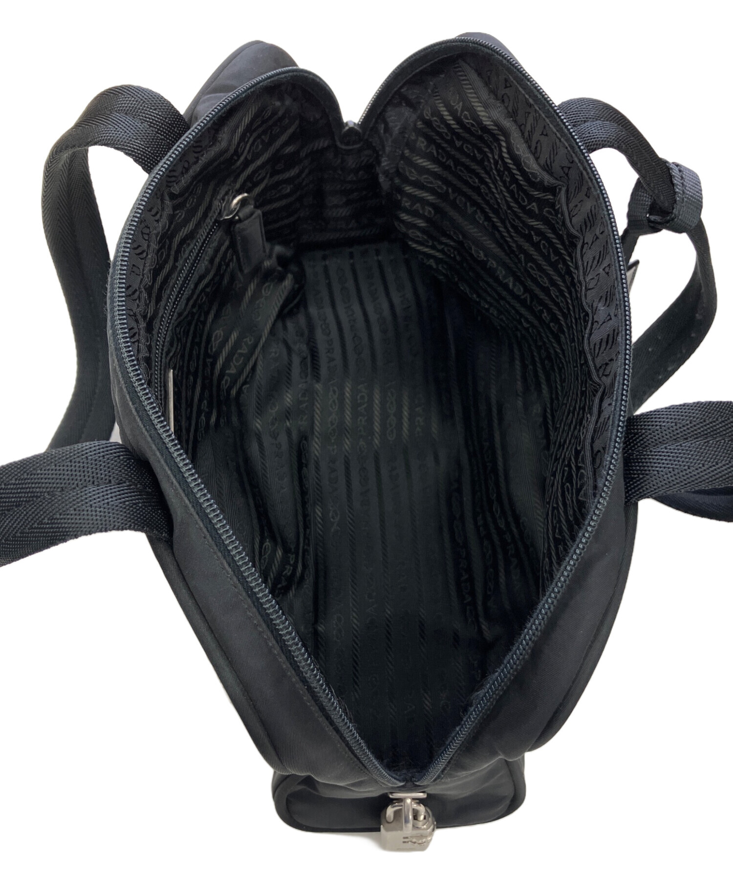 中古・古着通販】PRADA (プラダ) ミニボストンバッグ ブラック