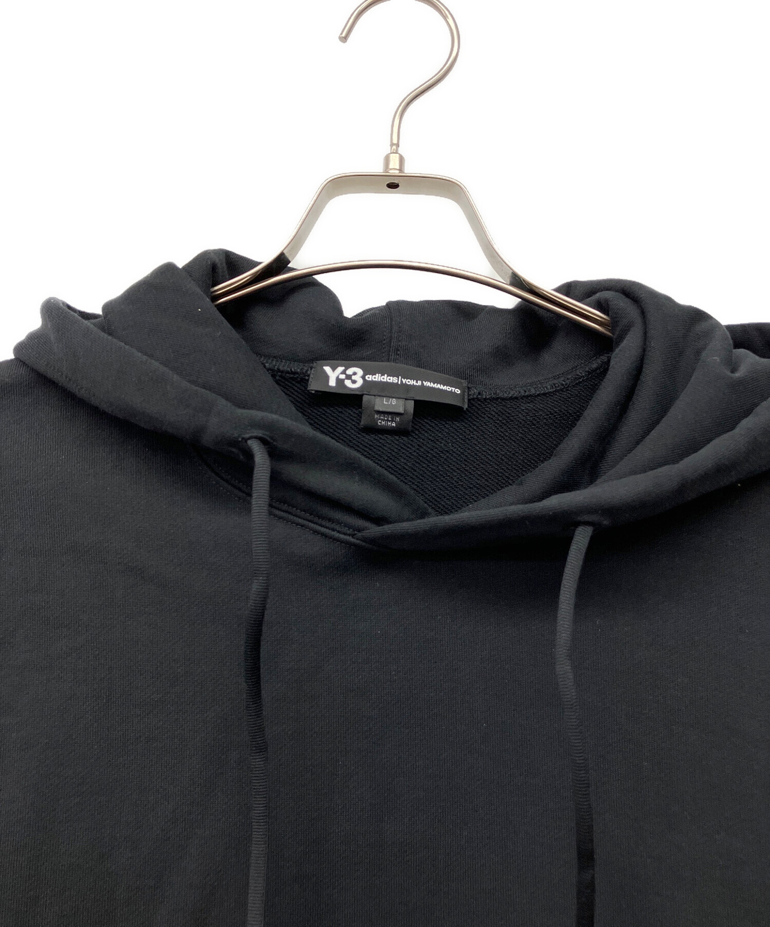 中古・古着通販】Y-3 (ワイスリー) プルオーバーパーカー ブラック 