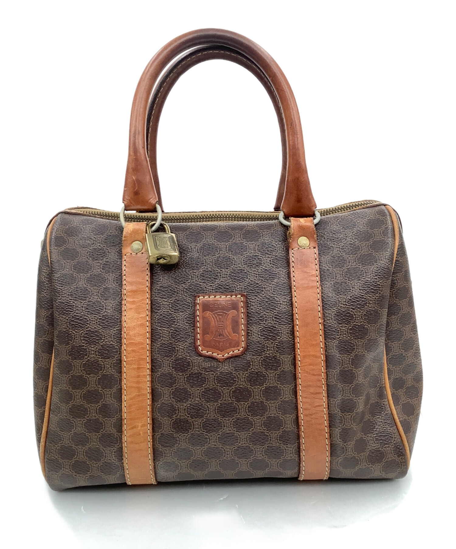 セリーヌ　CELINE ミニボストンバッグ 中古・古着通販】CELINE (セリーヌ) ミニボストンバッグ｜ブランド