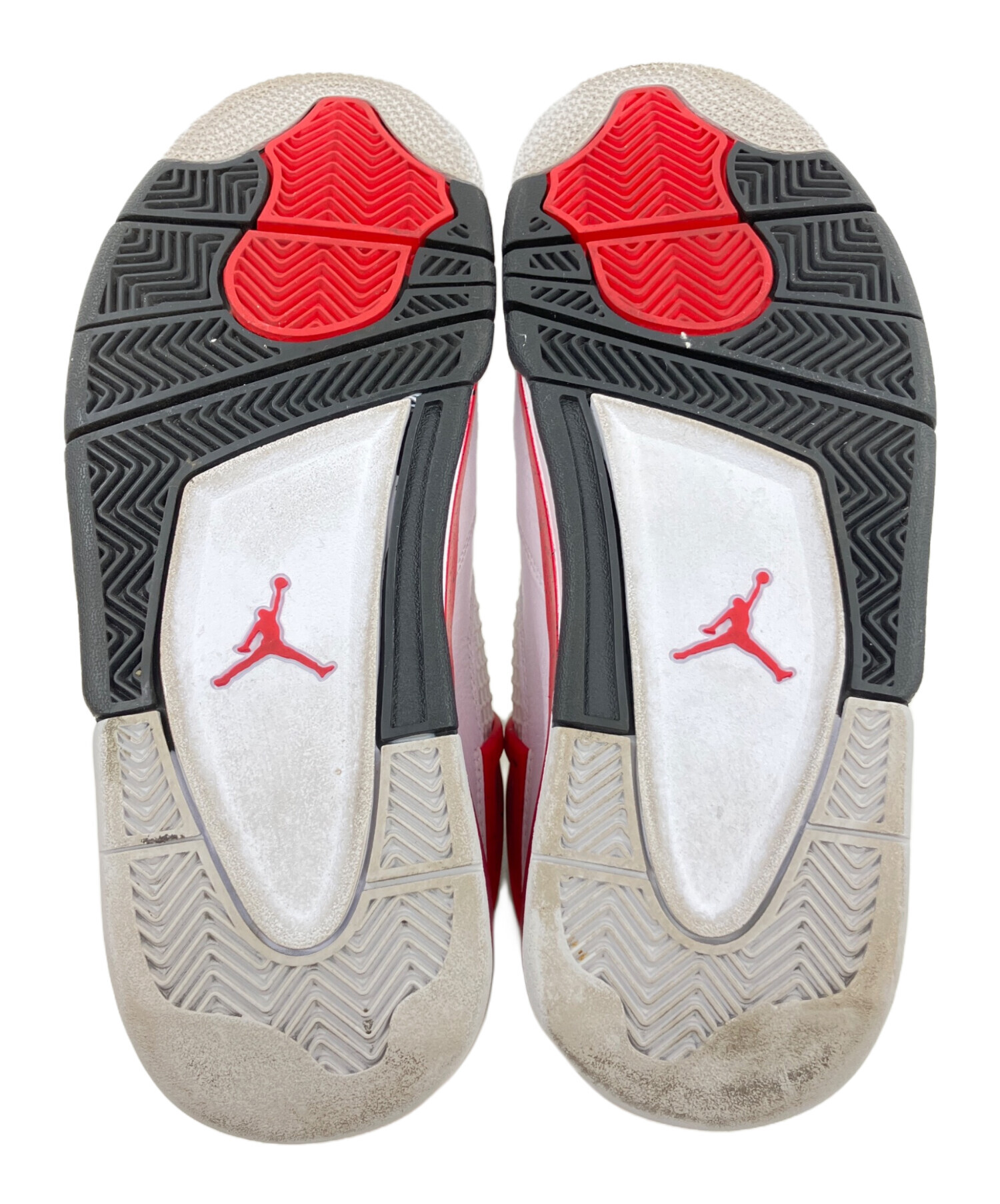 中古・古着通販】NIKE (ナイキ) AIR JORDAN 4 RETRO WHITE/FIRE RED 