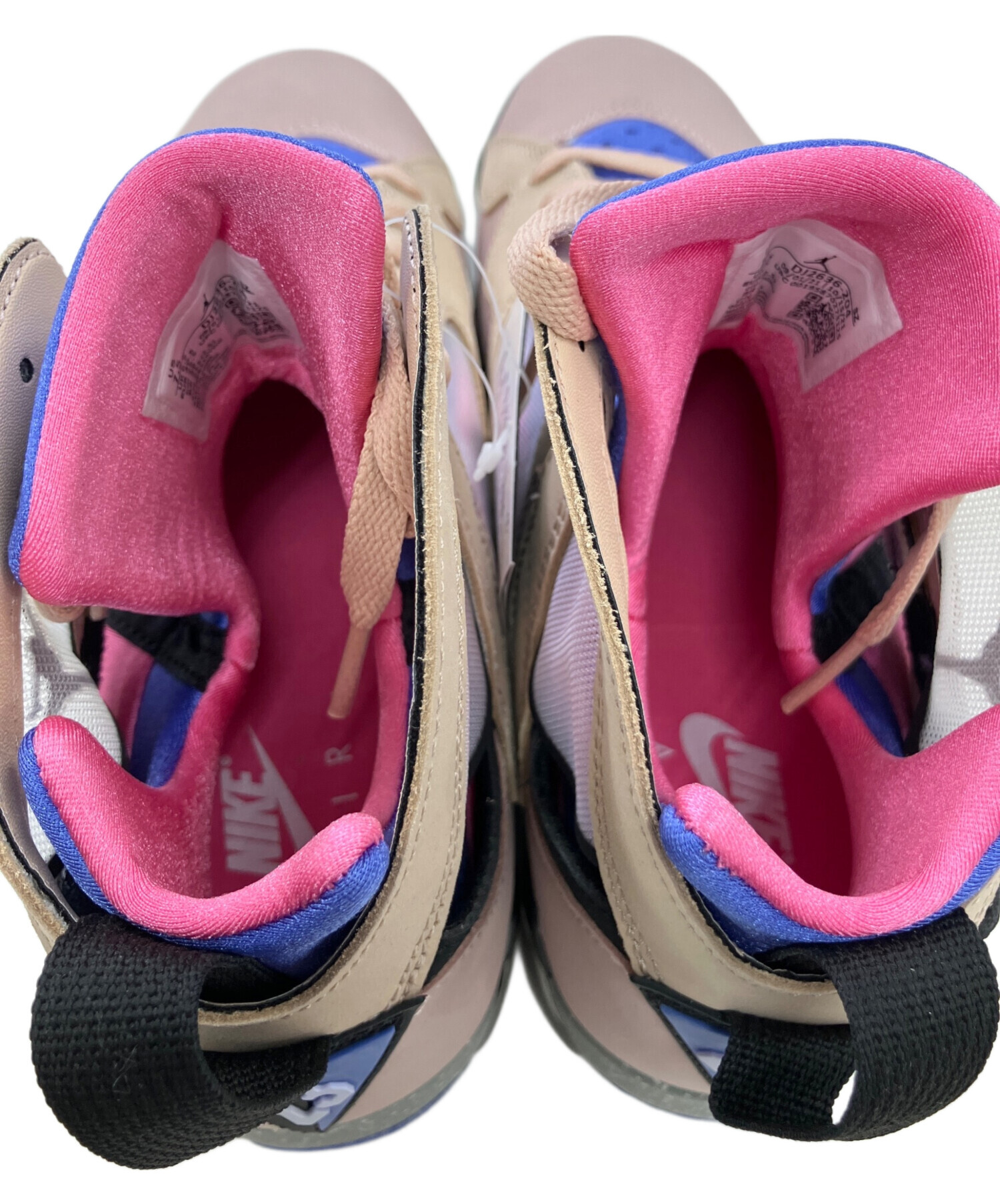 中古・古着通販】NIKE (ナイキ) スニーカー ベージュ×ピンク サイズ 