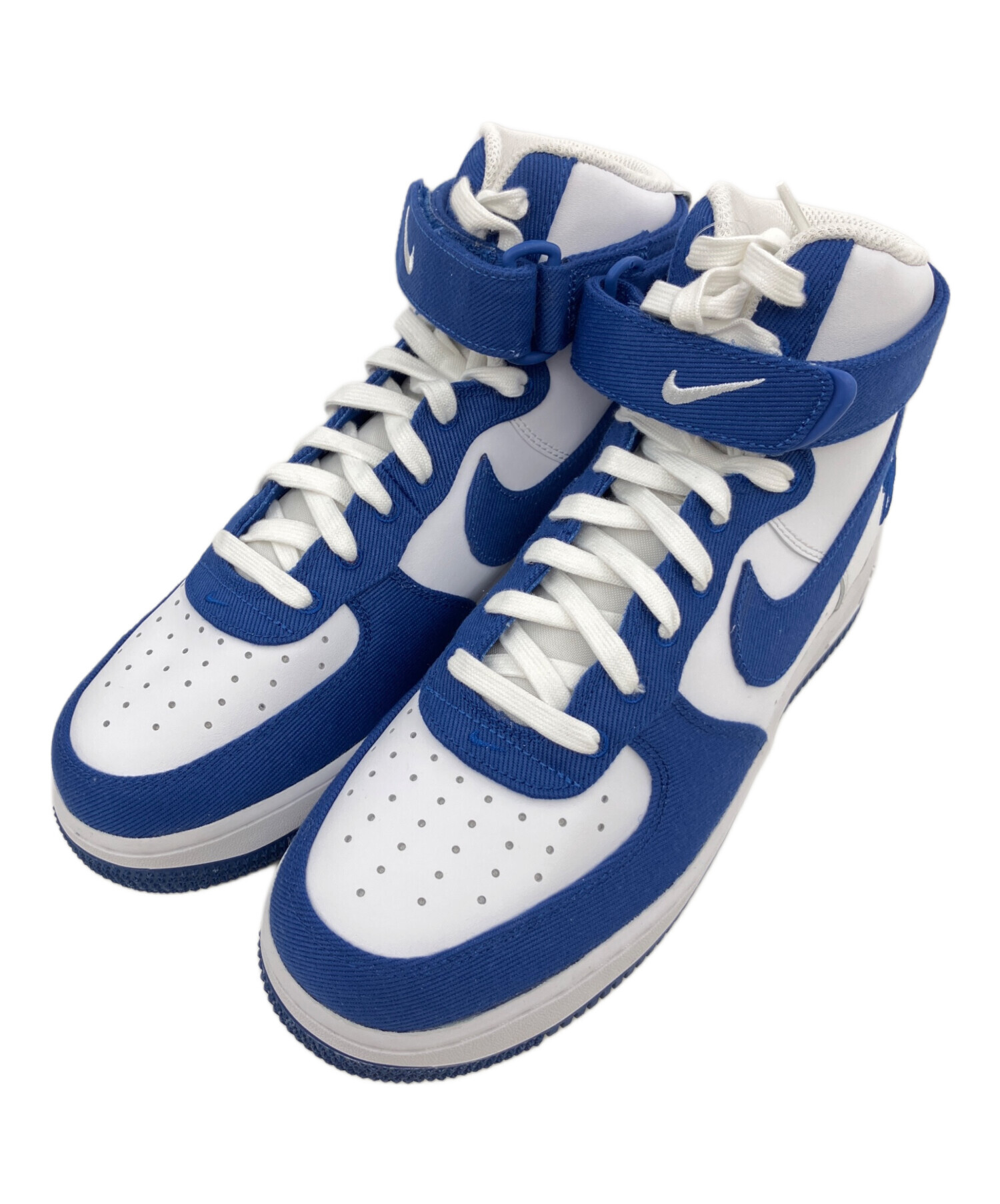 中古・古着通販】NIKE (ナイキ) AIR FORCE 1 07 HIGH EMB White/Rush 