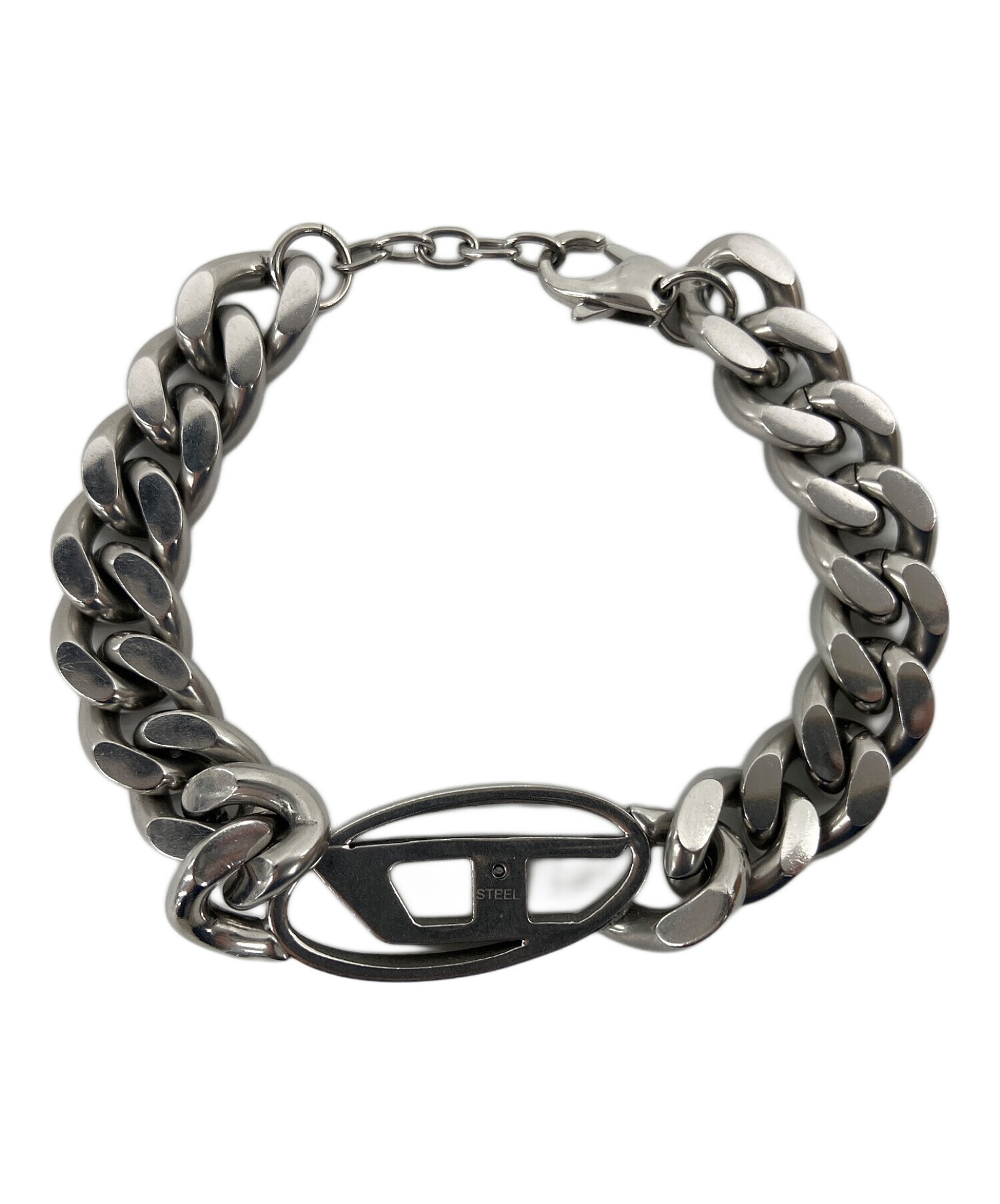 中古・古着通販】DIESEL (ディーゼル) ロゴチェーンブレスレット