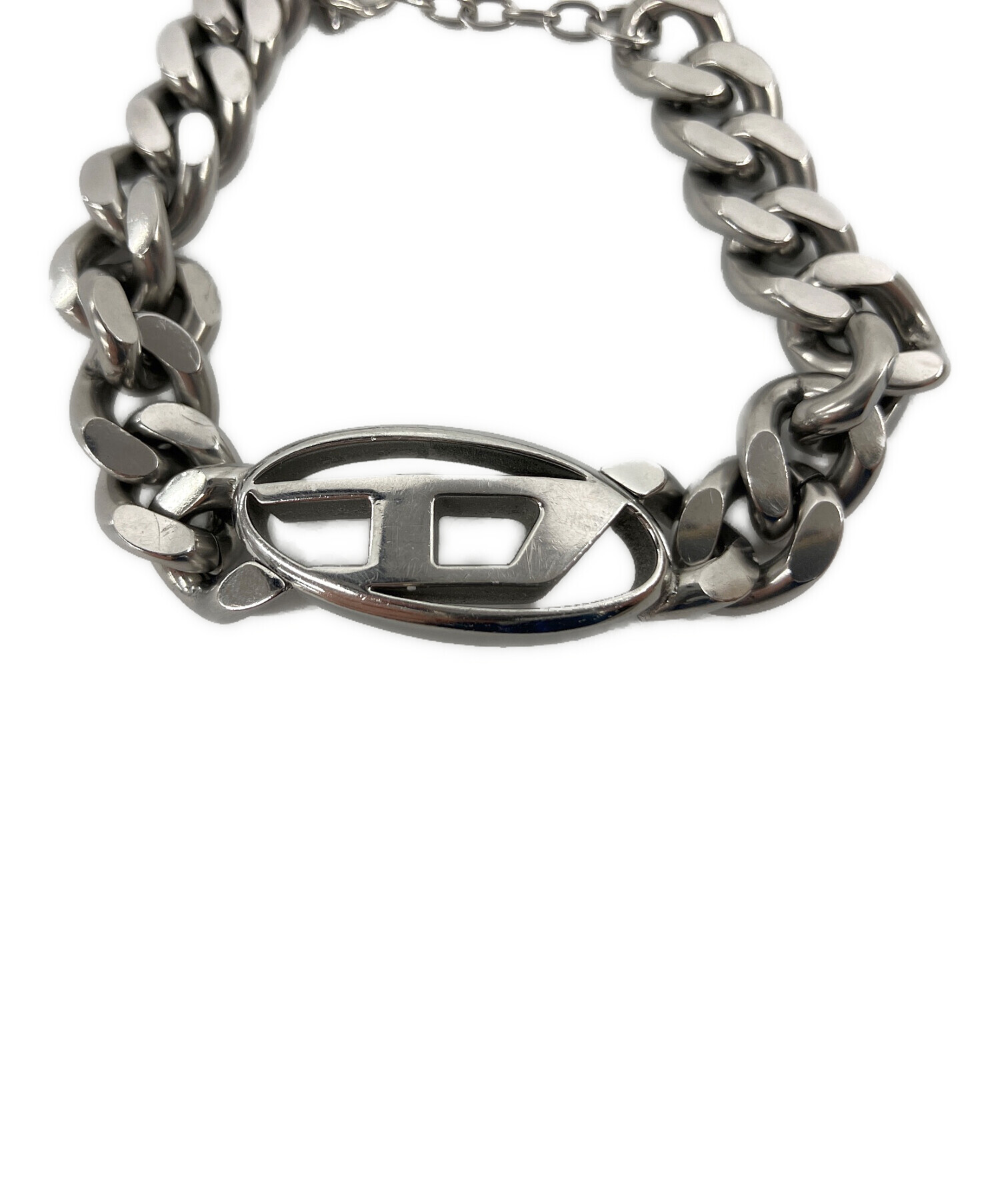中古・古着通販】DIESEL (ディーゼル) ロゴチェーンブレスレット