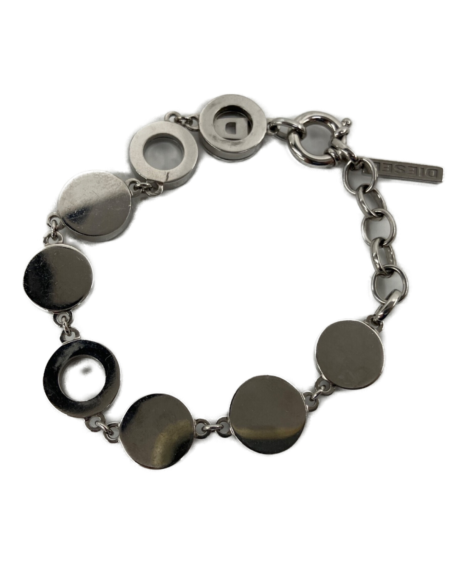 DIESEL ブレスレット 新品未使用 1500円お値下げ中 中古・古着通販】DIESEL (ディーゼル) ロゴブレスレット｜ブランド