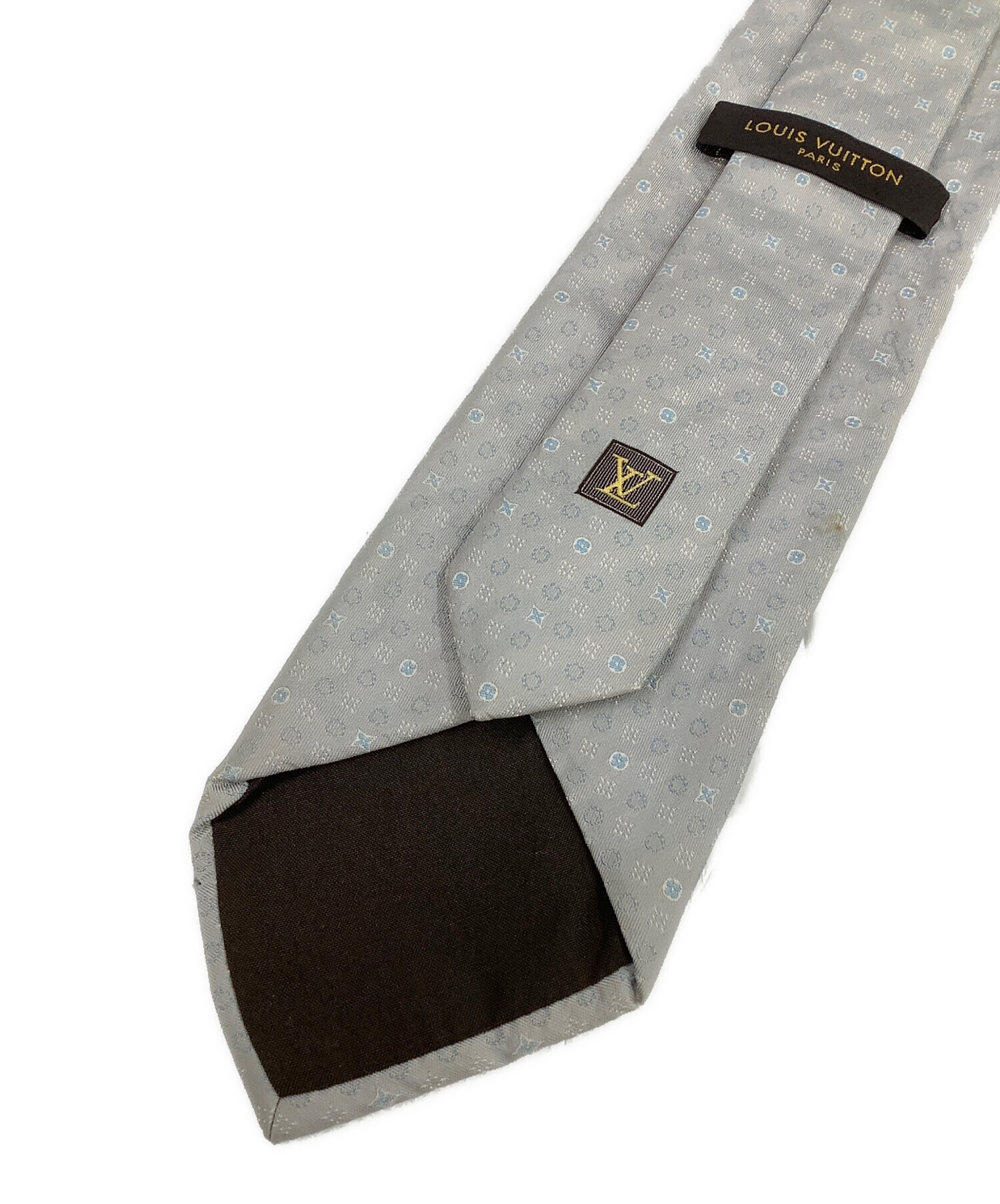 中古・古着通販】LOUIS VUITTON (ルイ ヴィトン) ネクタイ グレー