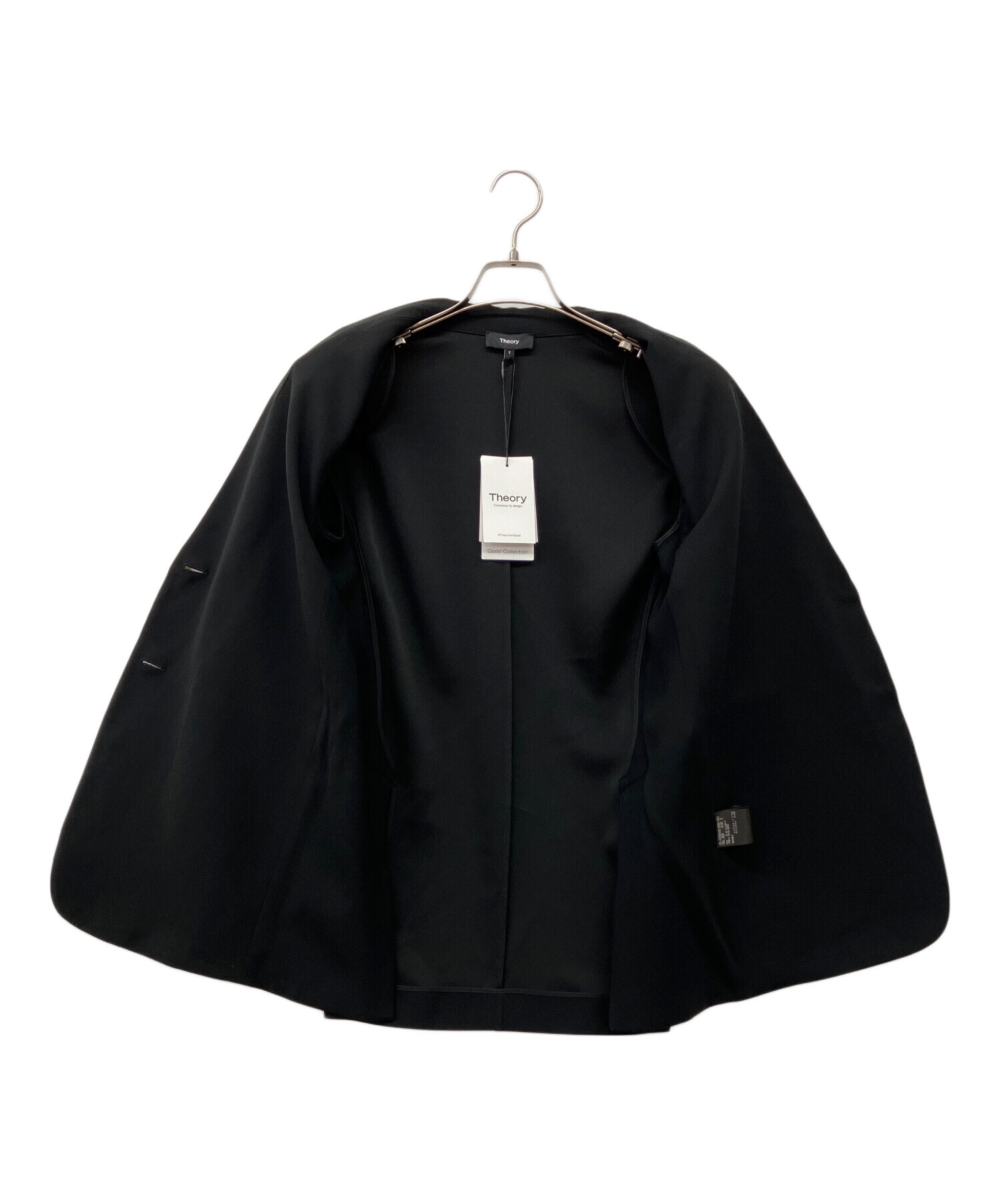 中古・古着通販】theory (セオリー) テーラードジャケット ブラック