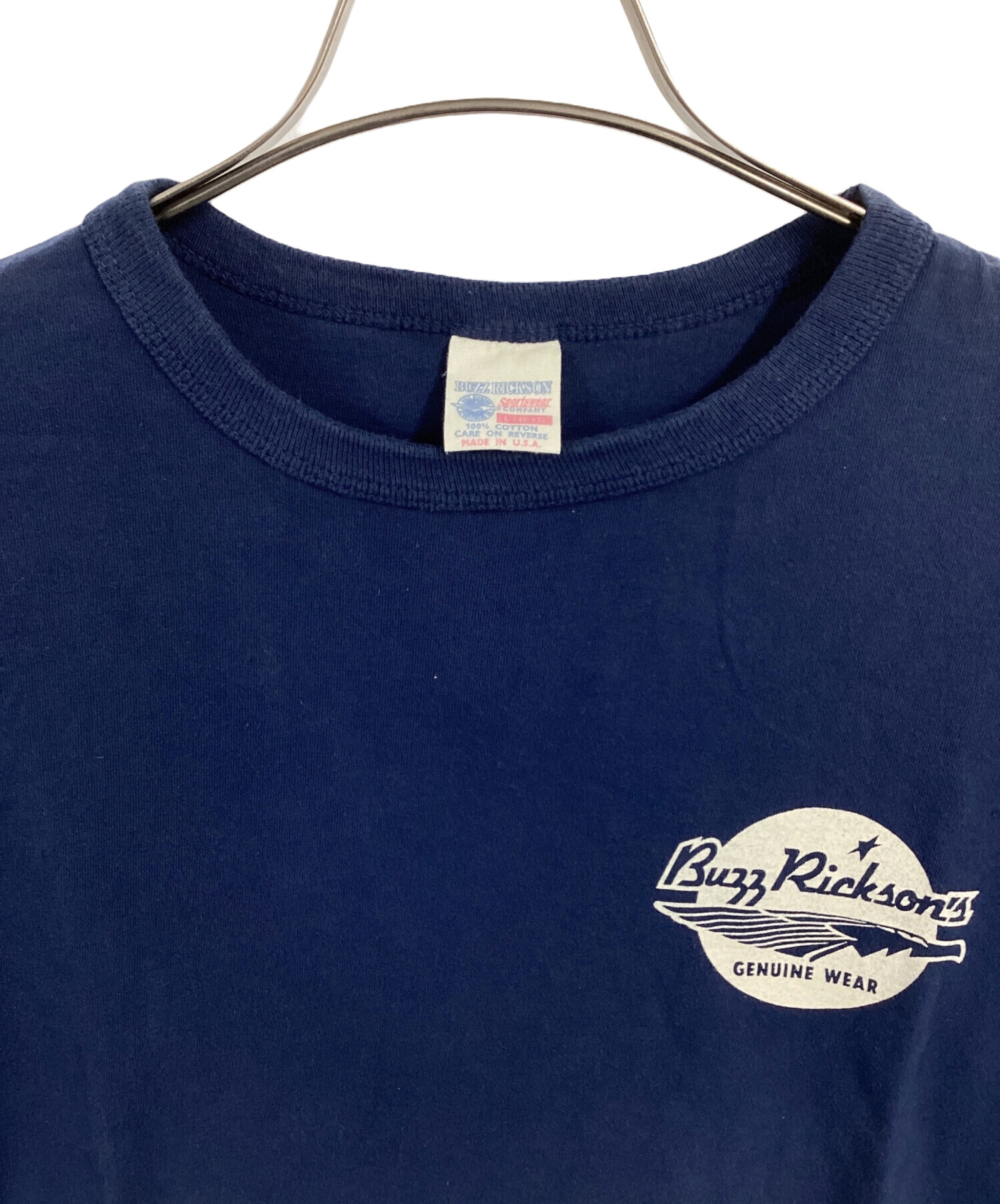 Buzz Rickson's ネイビー Lサイズ 長袖カットソー 中古・古着通販】BUZZ RICKSON'S (バズリクソンズ) PEANUTS