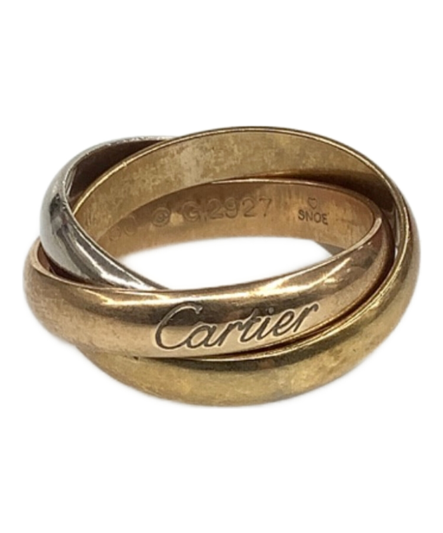 中古・古着通販】Cartier (カルティエ) K18 トリニティリング サイズ