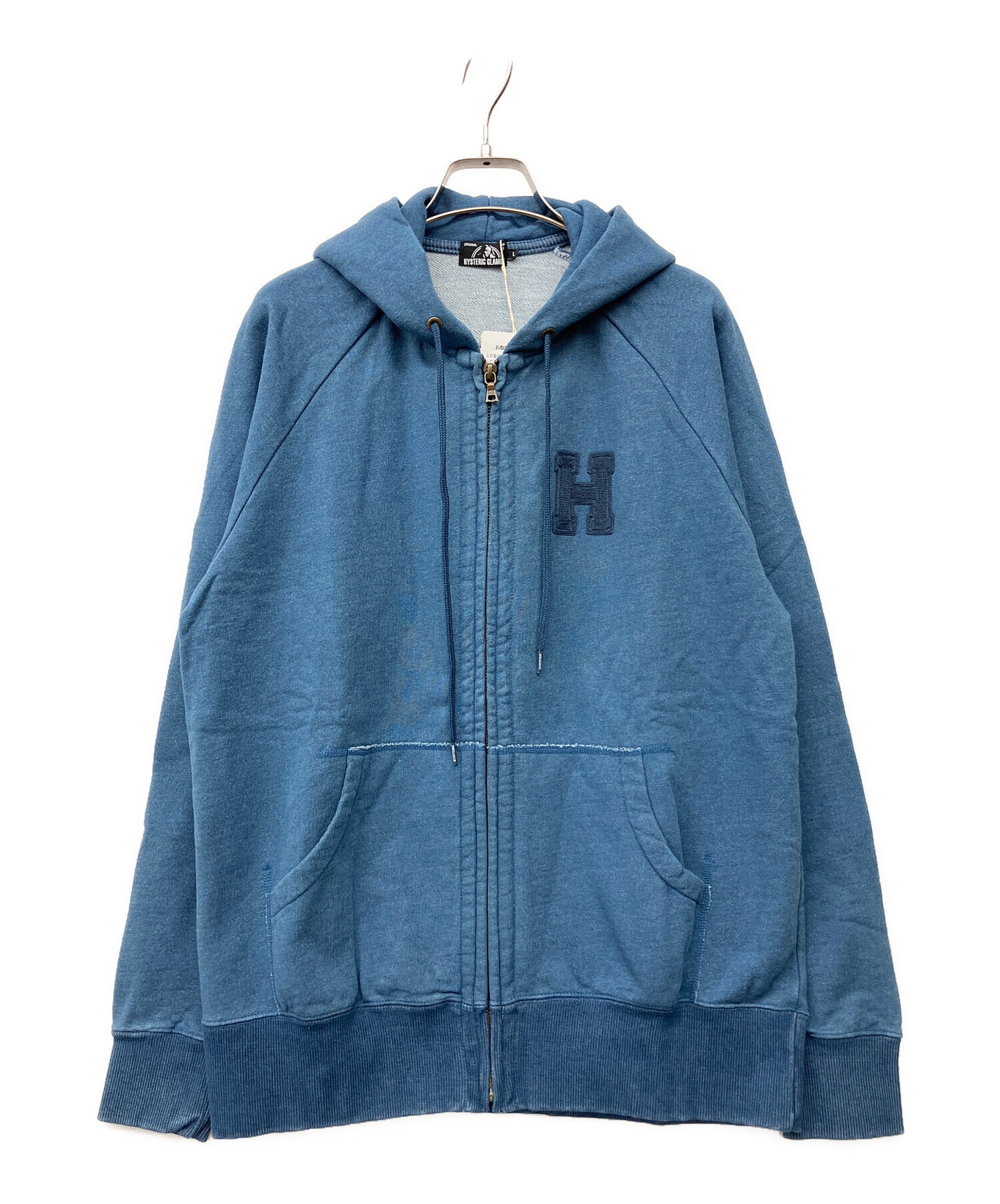 ヒステリックグラマー　ブルーナイロンパーカー　L 中古・古着通販】Hysteric Glamour (ヒステリックグラマー) ヒスガール