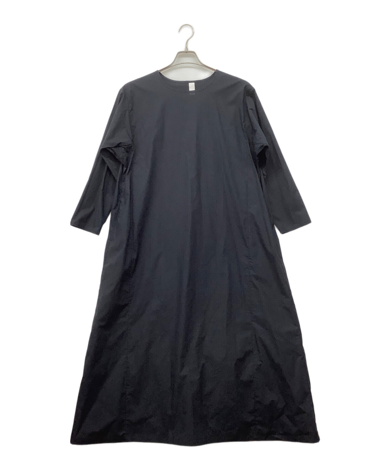 中古・古着通販】yoli (ヨリ) Simple onepiece ネイビー サイズ:FREE