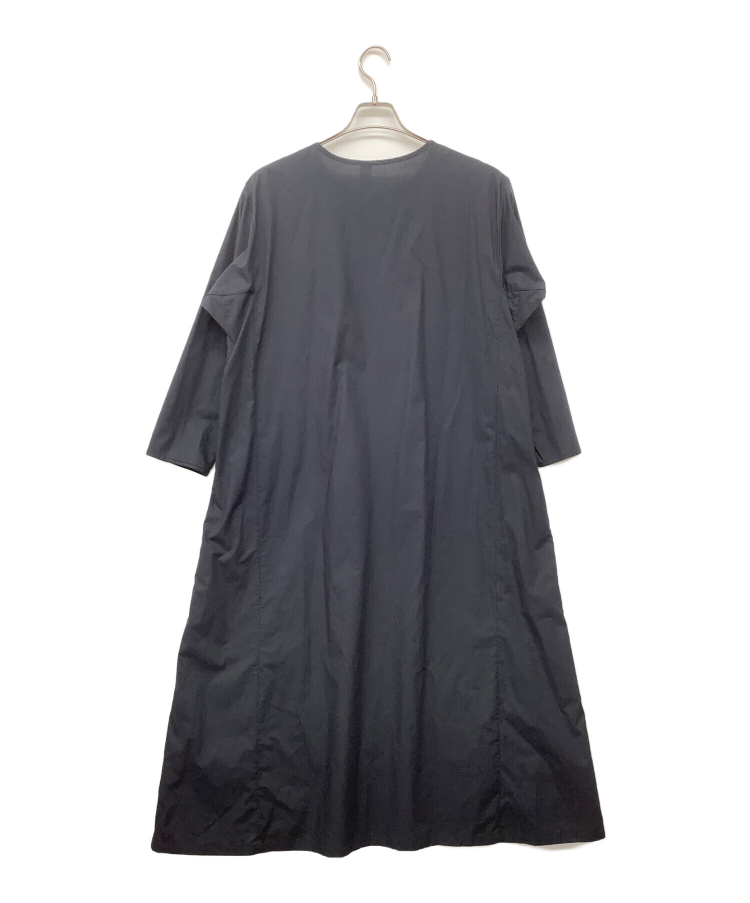 中古・古着通販】yoli (ヨリ) Simple onepiece ネイビー サイズ:FREE