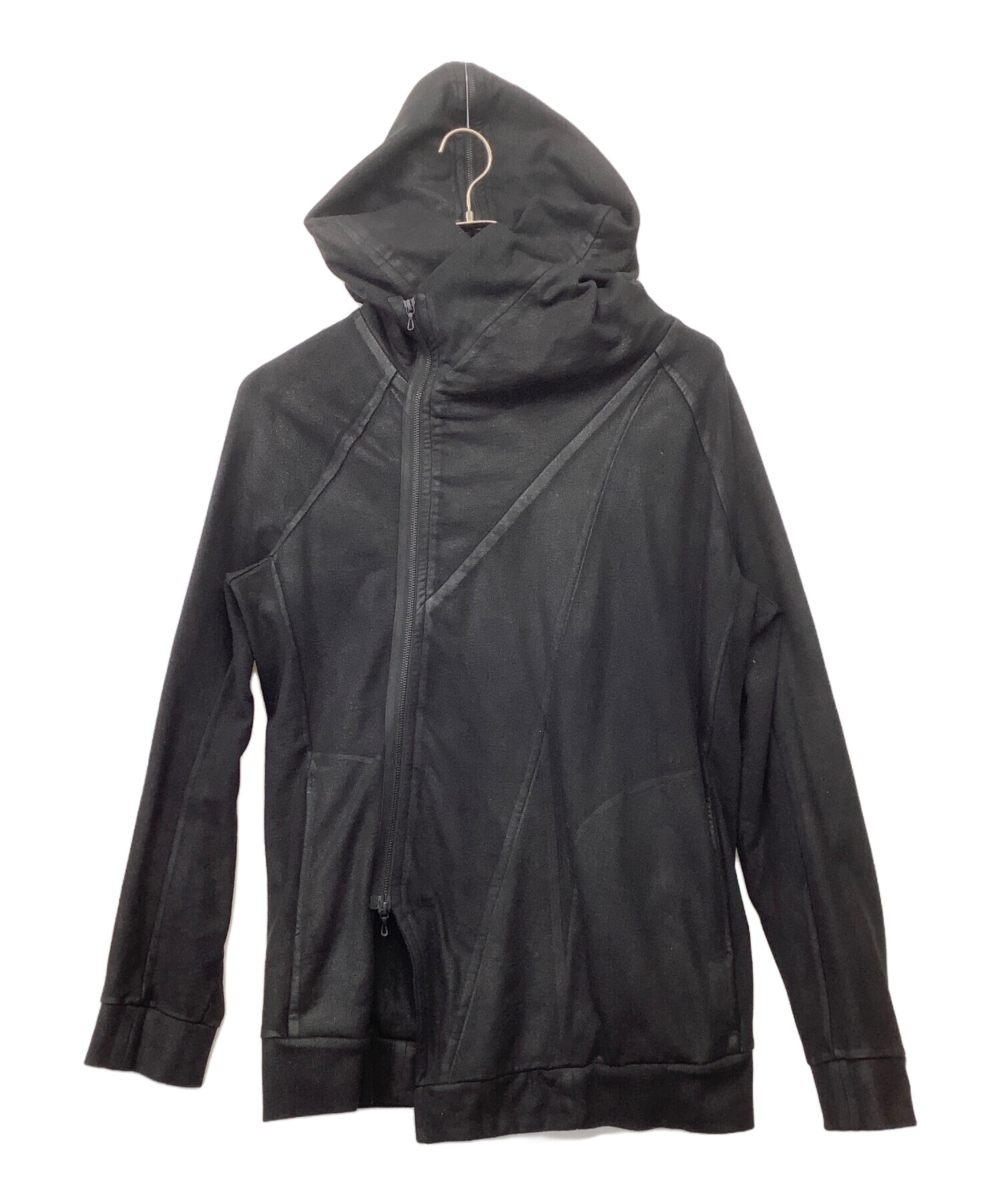 ユリウス 表記サイズ1　パーカー　USED加工　JULIUS 中古・古着通販】JULIUS (ユリウス) GEOMETRIC COATED ZIP UP HOODIE