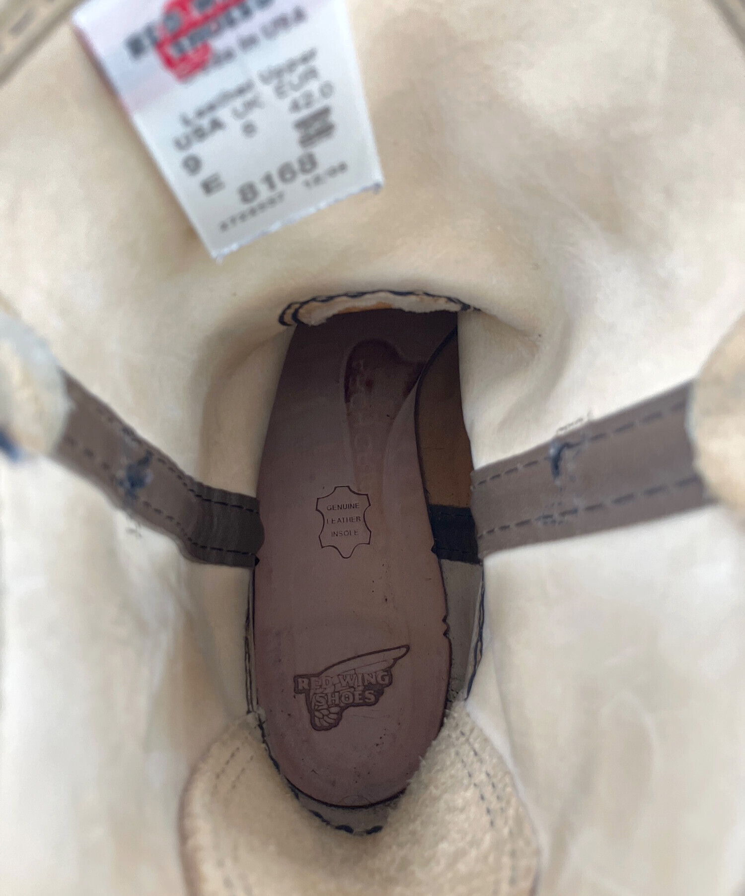 中古・古着通販】RED WING (レッドウィング) ペコスブーツ ベージュ 