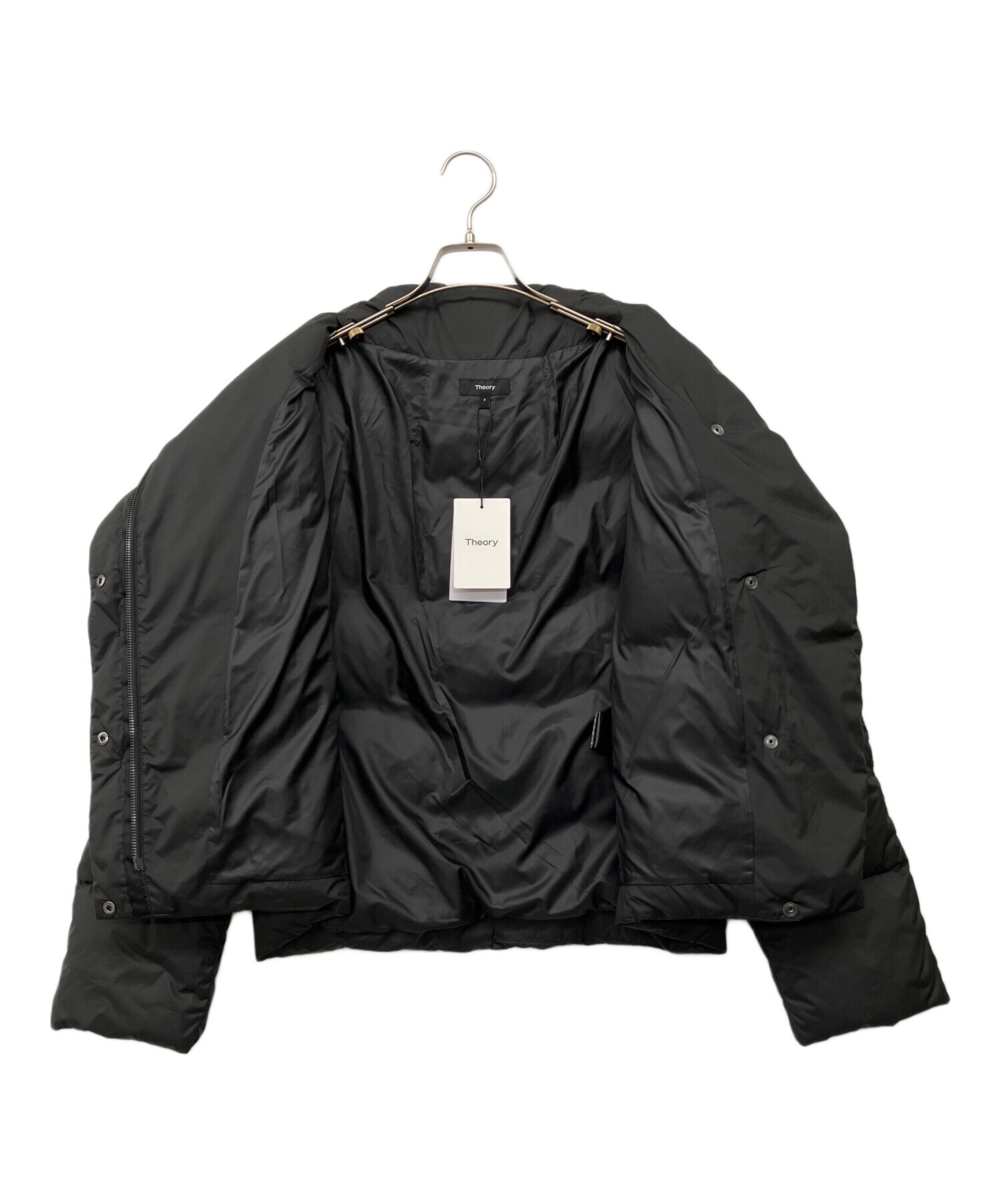 中古・古着通販】theory (セオリー) ダウンジャケット ブラック サイズ 