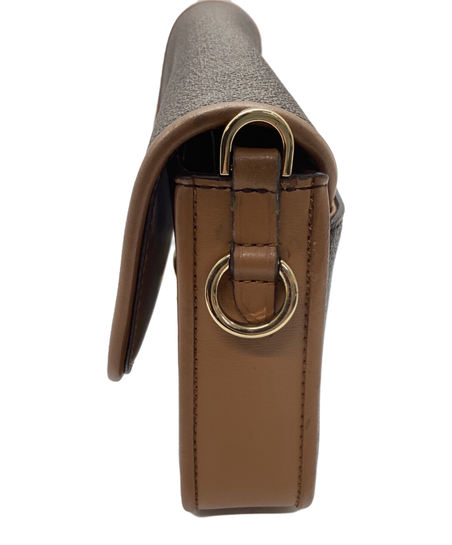 美品MICHAEL KORS 2WAYショルダーバッグ ブラウン 中古・古着通販】MICHAEL KORS (マイケルコース) ショルダーバッグ