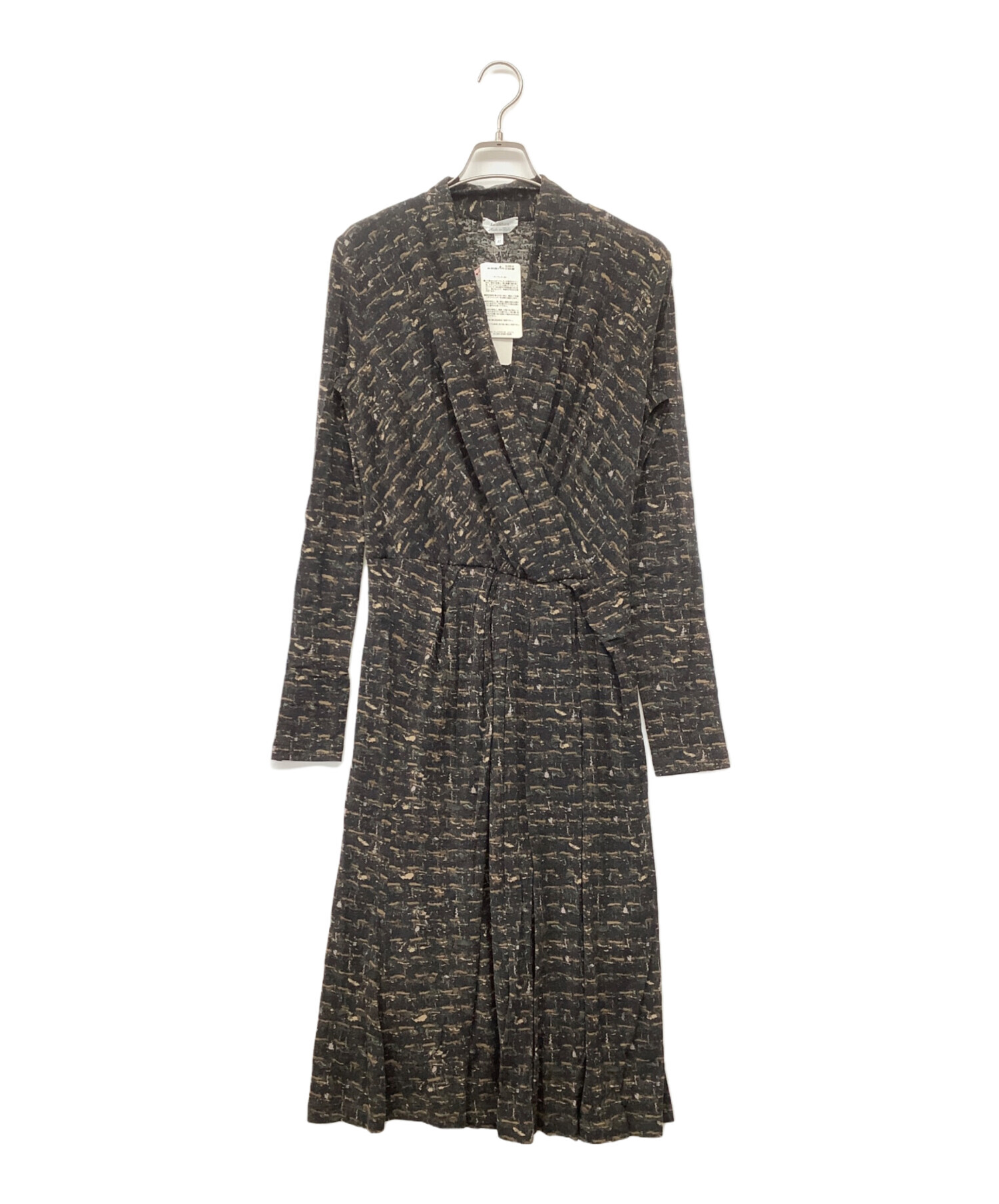 中古・古着通販】MaxMara (マックスマーラ) 長袖ワンピース ブラック