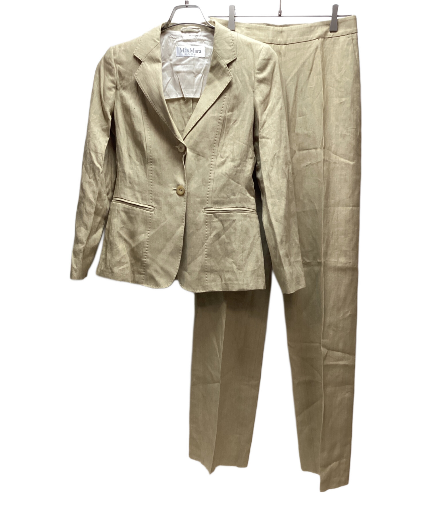 中古・古着通販】MaxMara (マックスマーラ) 90's リネンパンツスーツ