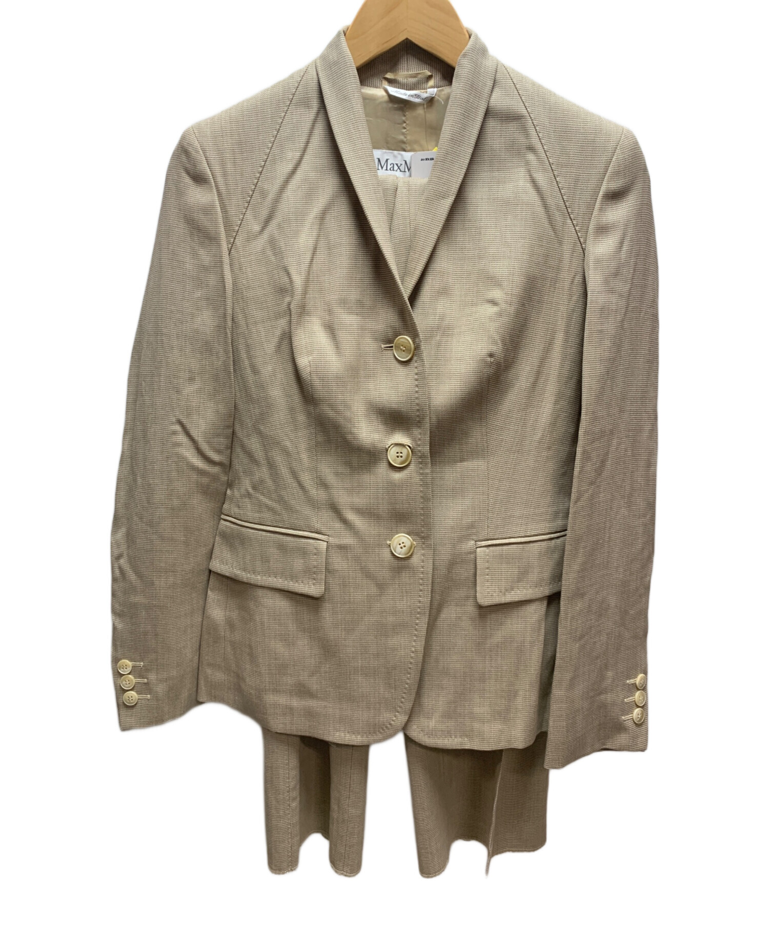 中古・古着通販】MaxMara (マックスマーラ) 90'sシルクブレンドパンツ 中古・古着通販】MaxMara (マックスマーラ) 90'sシルクブレンドパンツ