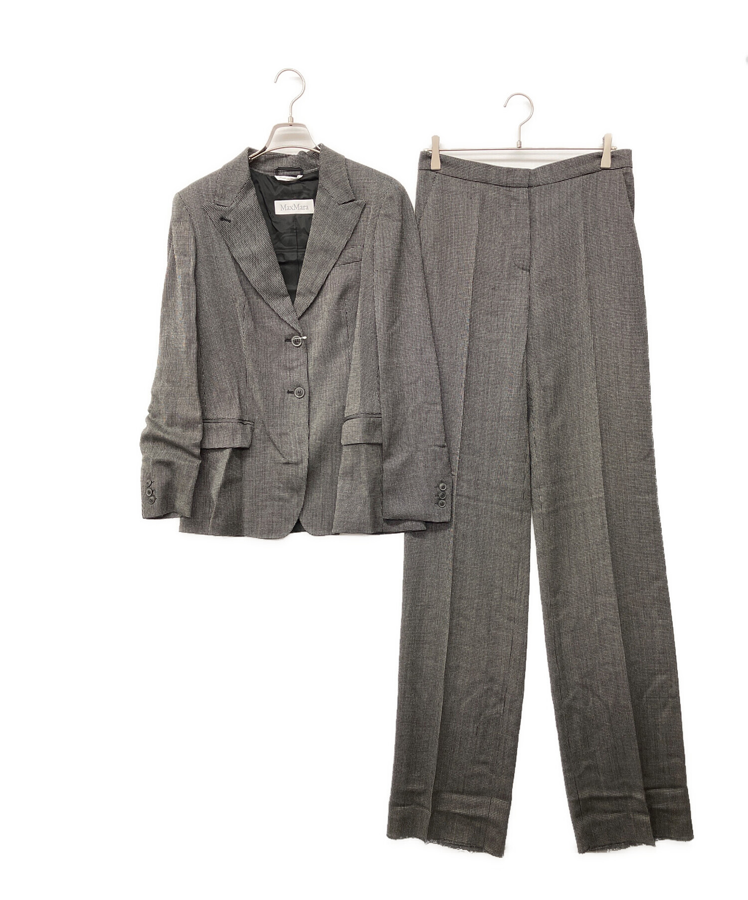 中古・古着通販】MaxMara (マックスマーラ) 90'sパンツスーツ ブラック
