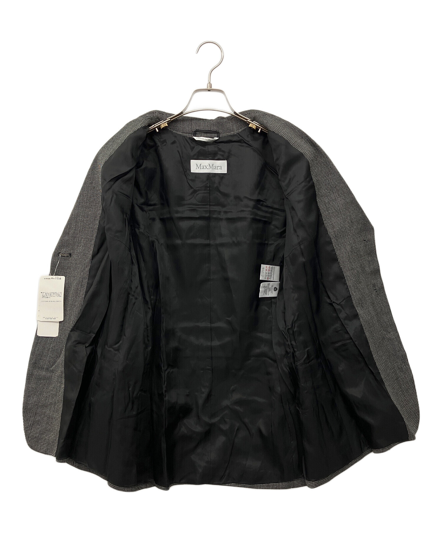 MaxMara　44サイズ　ブラックスーツ　イタリア製 中古・古着通販】MaxMara (マックスマーラ) 90'sパンツスーツ ブラック