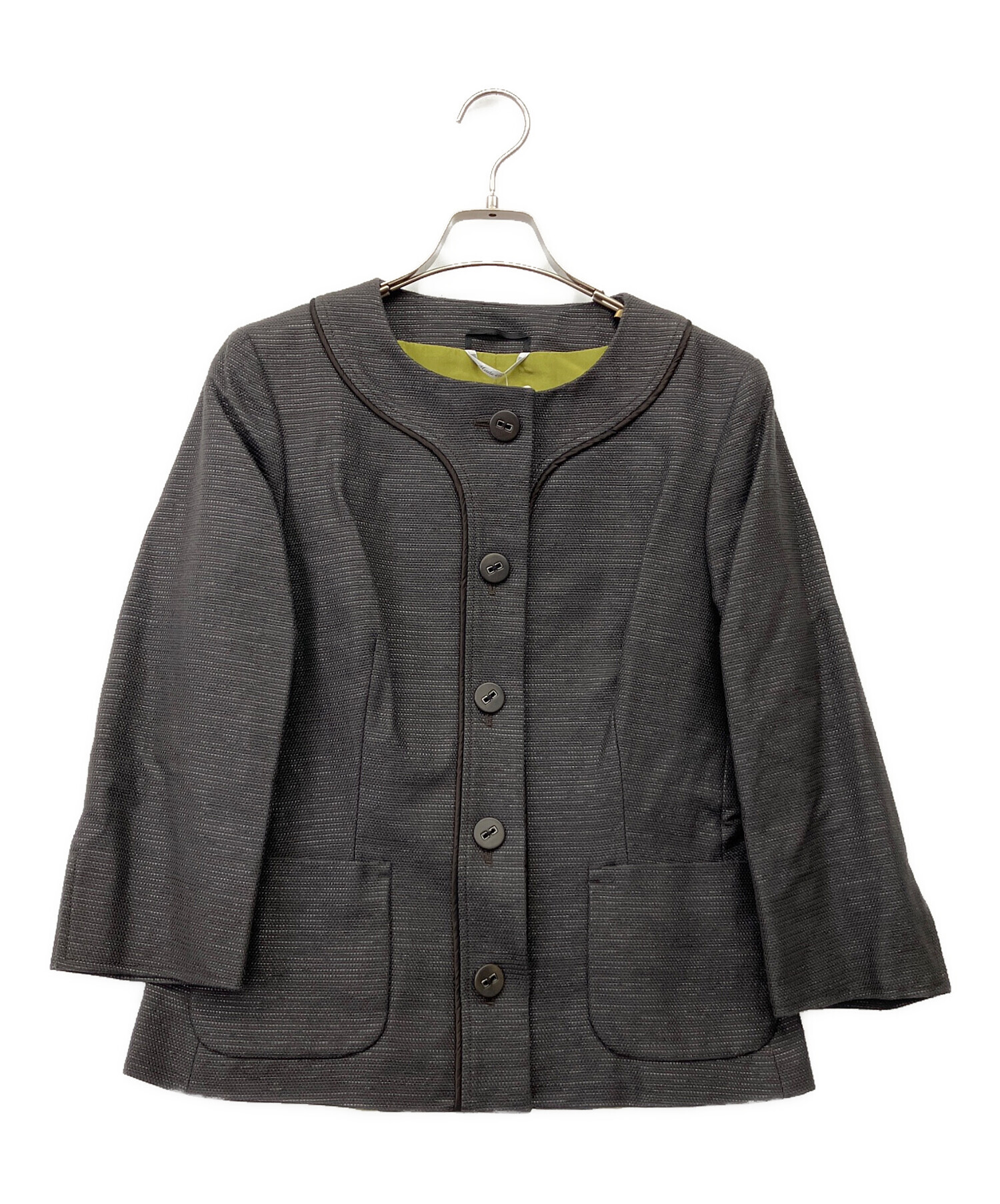 中古・古着通販】MaxMara (マックスマーラ) 90'sスカートスーツ グレー