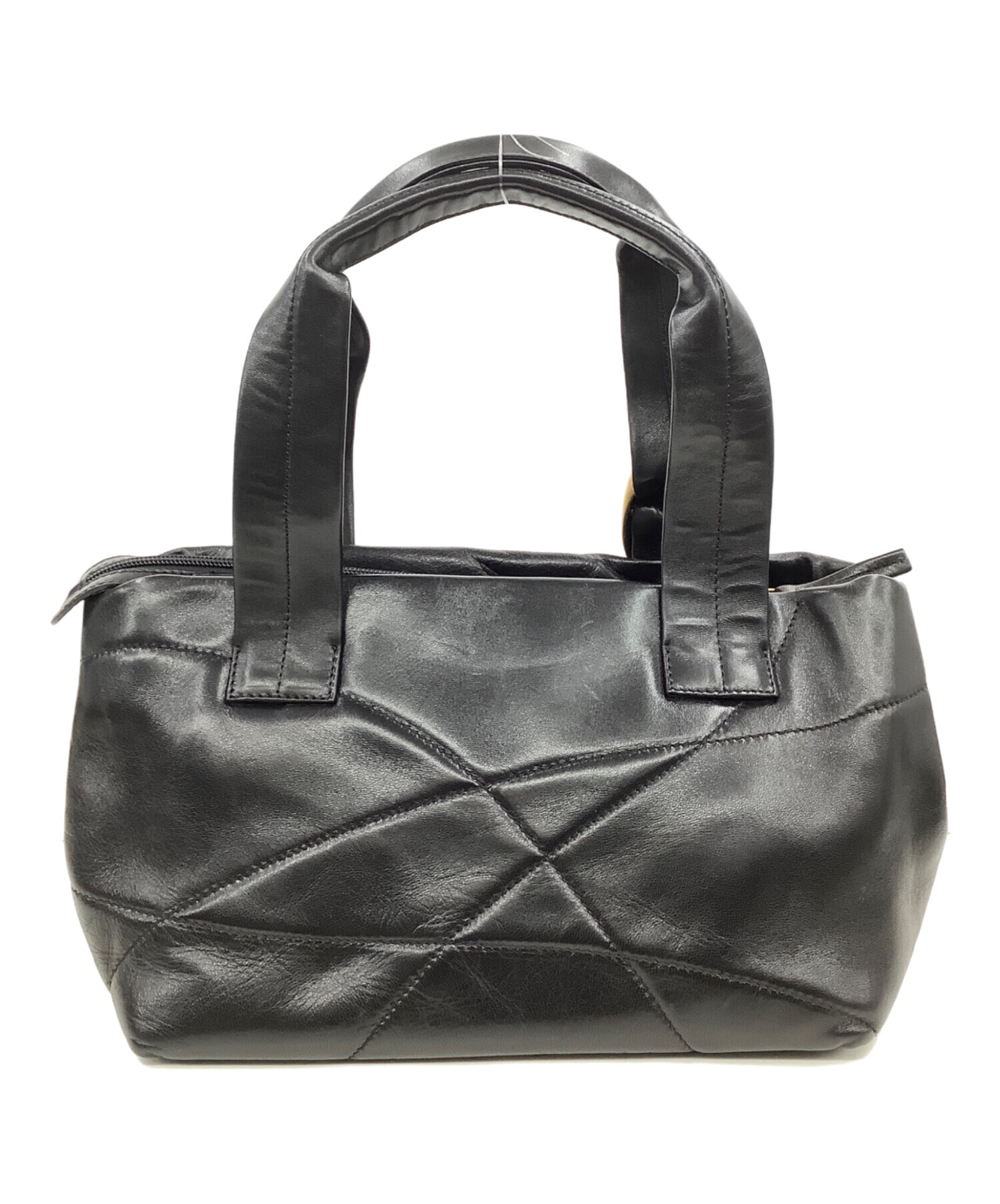 本物 マックスマーラ Max Mara 2WAY ショルダーバッグ ハンドバッグ レザー ブラック バッグ 中古 中古・古着通販】MaxMara (マックスマーラ) OLDレザーハンドバッグ