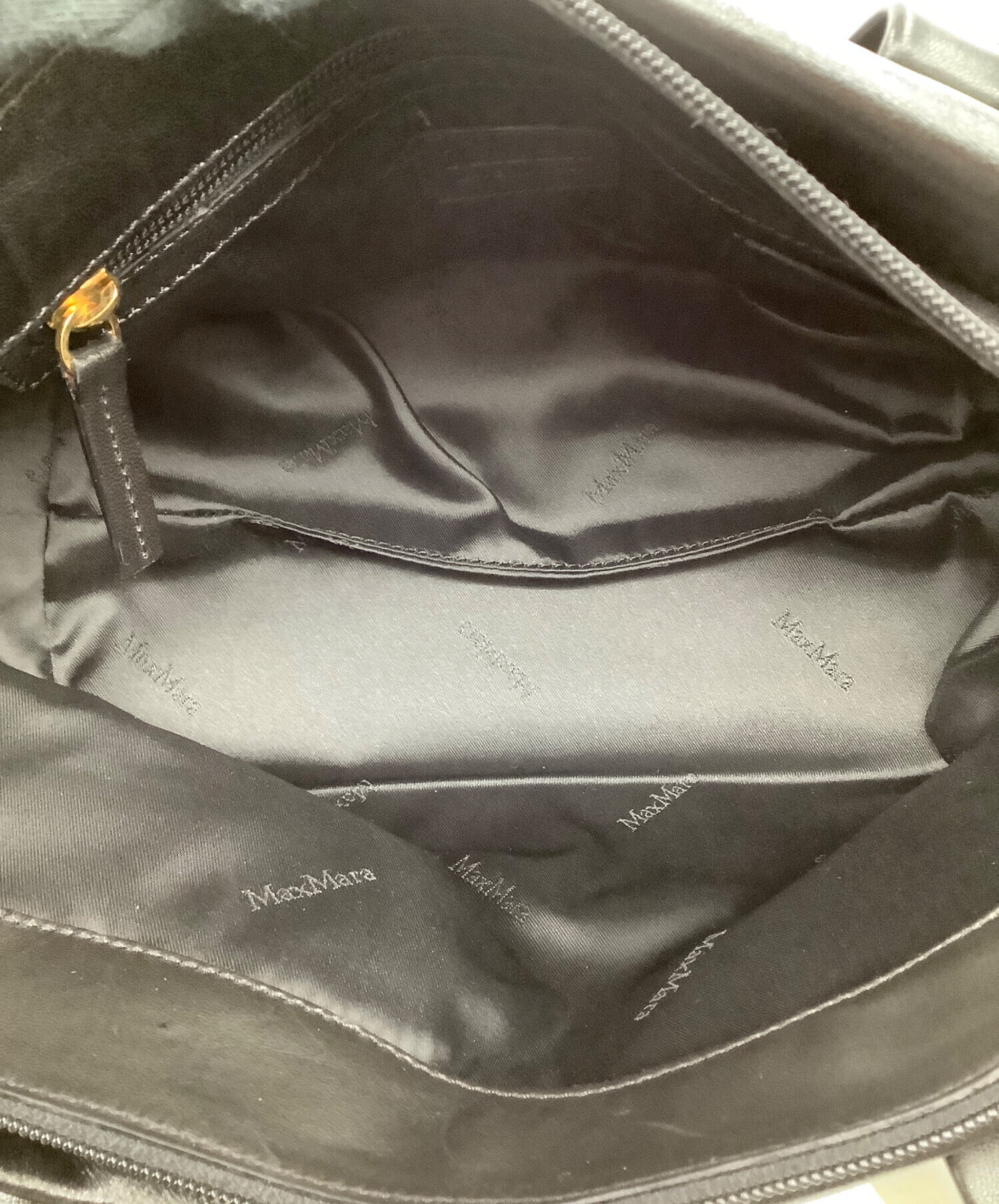 中古・古着通販】MaxMara (マックスマーラ) OLDレザーハンドバッグ