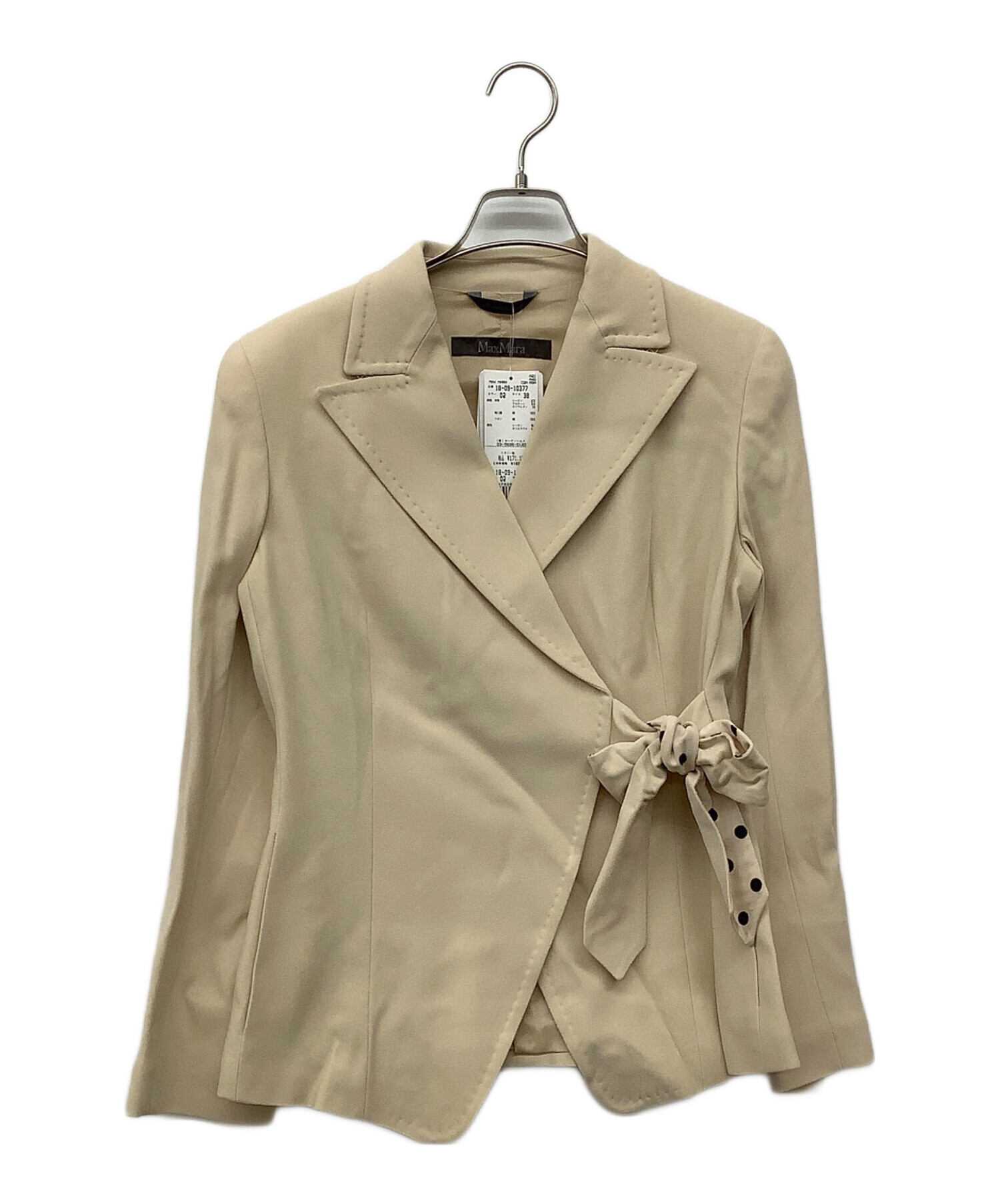 美品マックスマーラ高級白タグパンツスーツ、サイズJI３８、M。Max Mara 中古・古着通販】MaxMara (マックスマーラ) 90'sパンツスーツ ベージュ