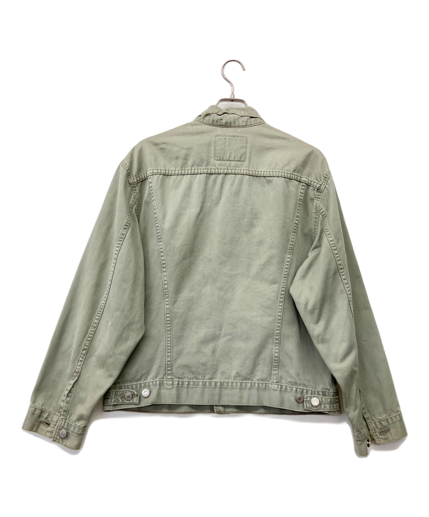 Levi's カーキ ストレッチジャケット XL 中古・古着通販】LEVI'S (リーバイス) デニムジャケット カーキ サイズ