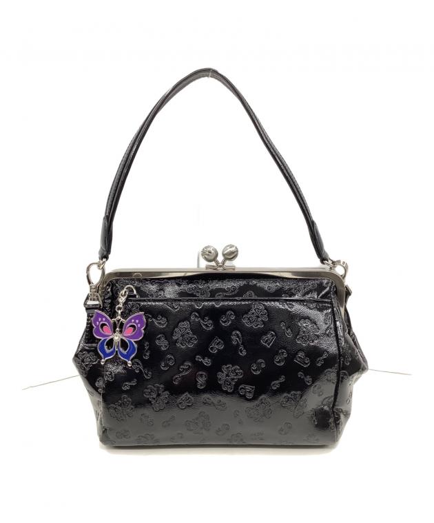 中古・古着通販】ANNA SUI (アナスイ) がま口バッグ ブラック