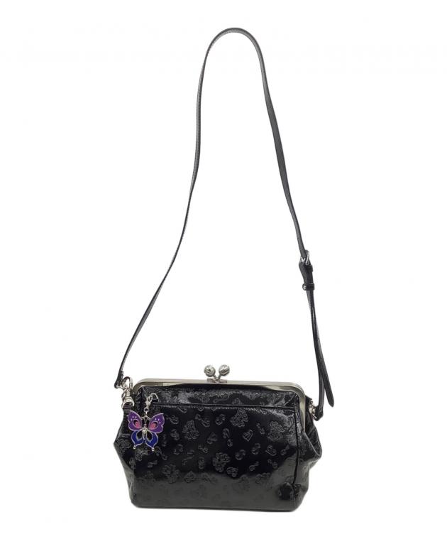中古・古着通販】ANNA SUI (アナスイ) がま口バッグ ブラック