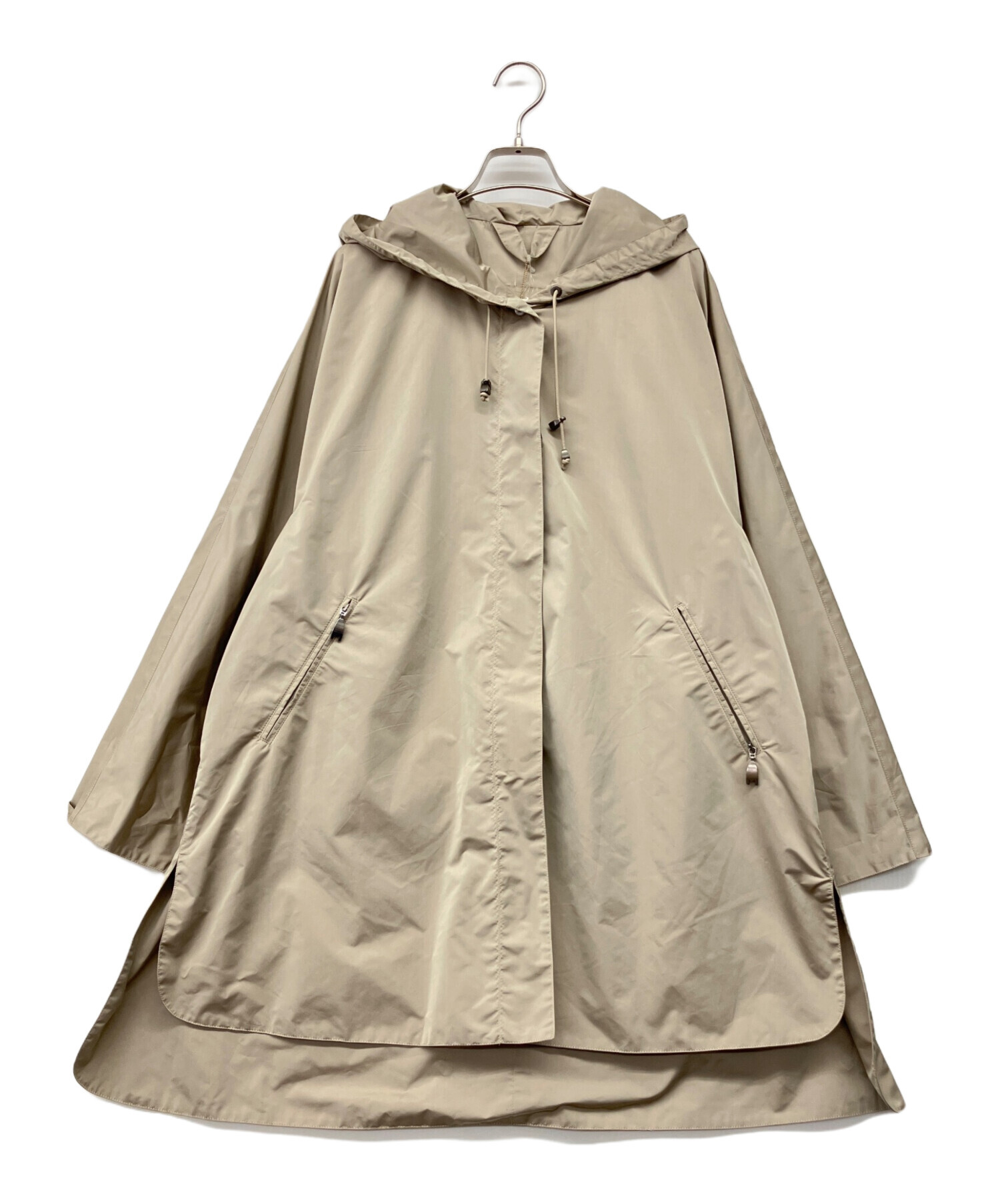 【新品未使用】MaxMara レインコート　ベージュ 中古・古着通販】MaxMara (マックスマーラ) レインコート ベージュ