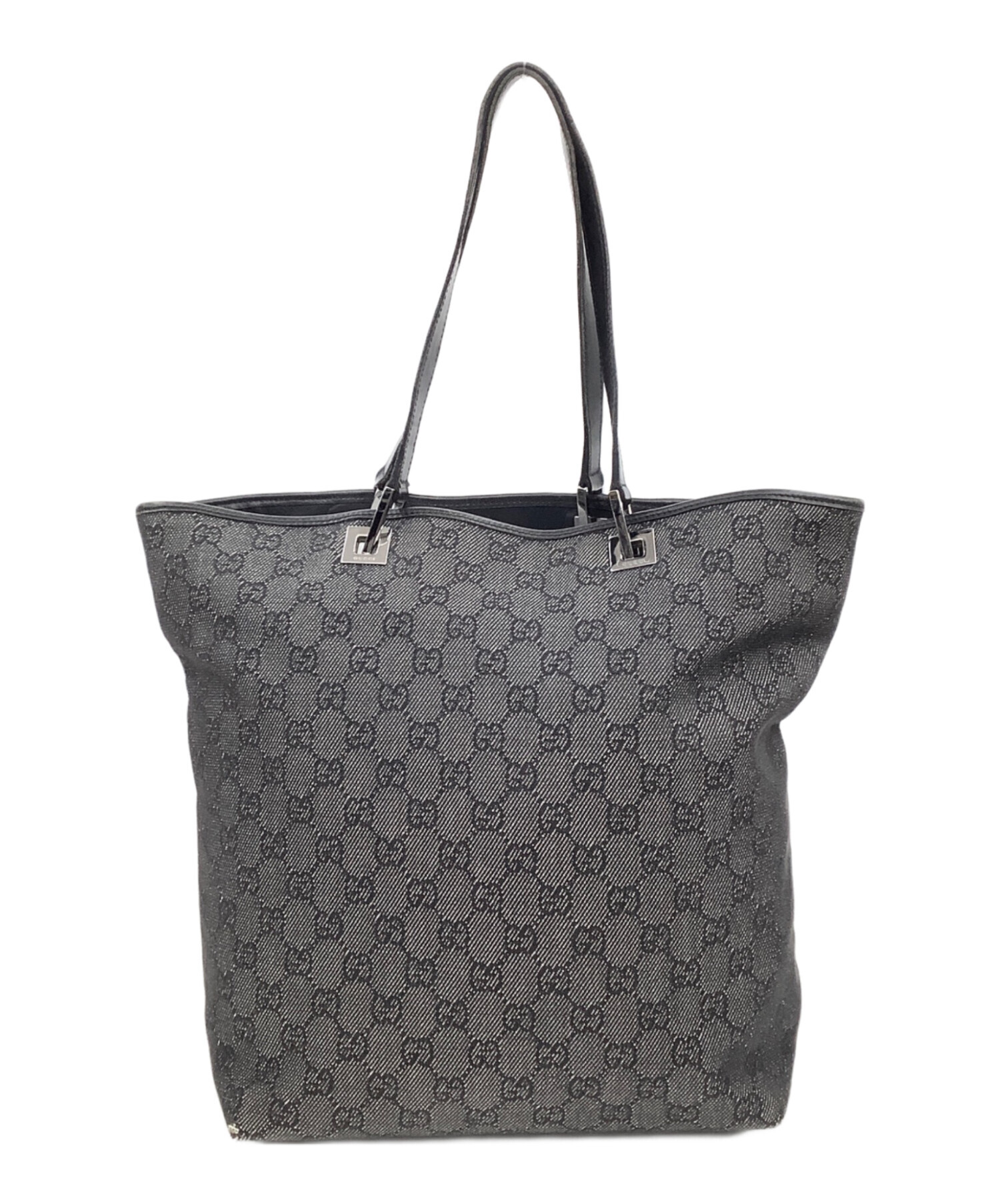 GUCCI GGキャンバストートバッグ 中古・古着通販】GUCCI (グッチ) GGキャンバス トートバッグ グレー
