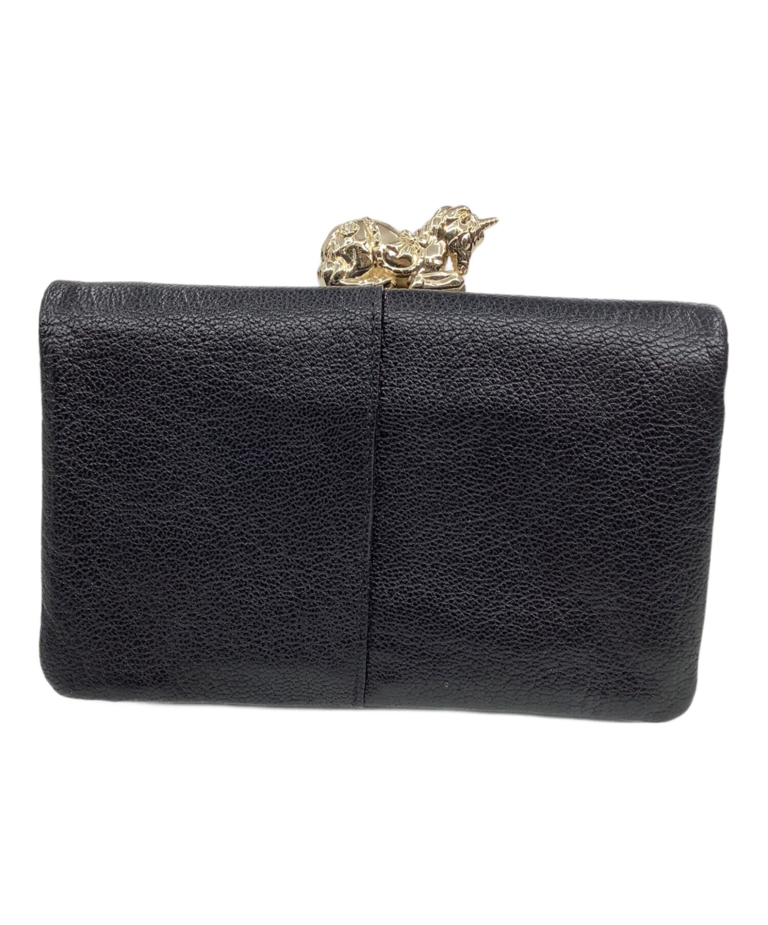 中古・古着通販】ANNA SUI (アナスイ) がま口財布 ブラック｜ブランド