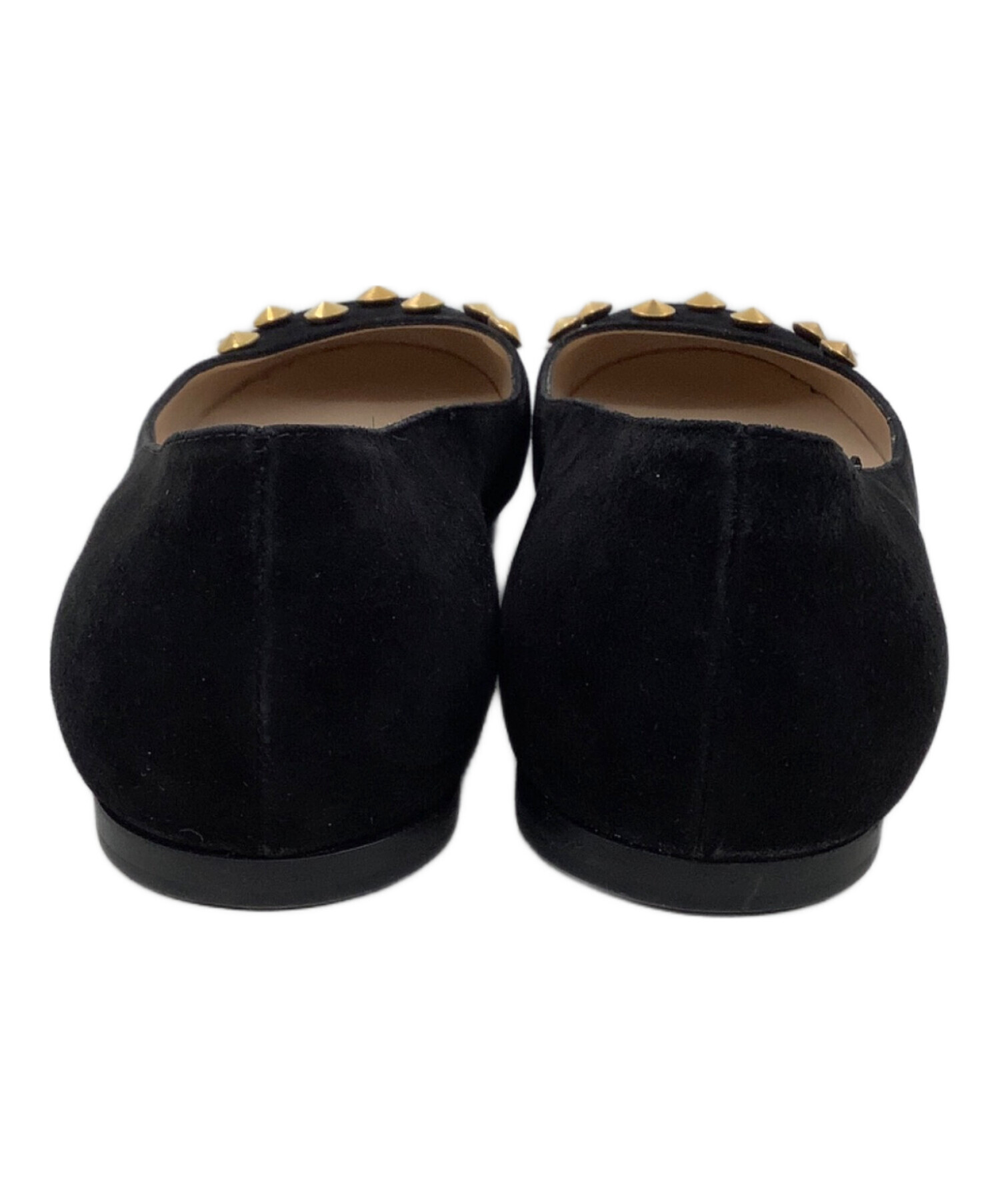 中古・古着通販】FENDI (フェンディ) スタッズパンプス ブラック