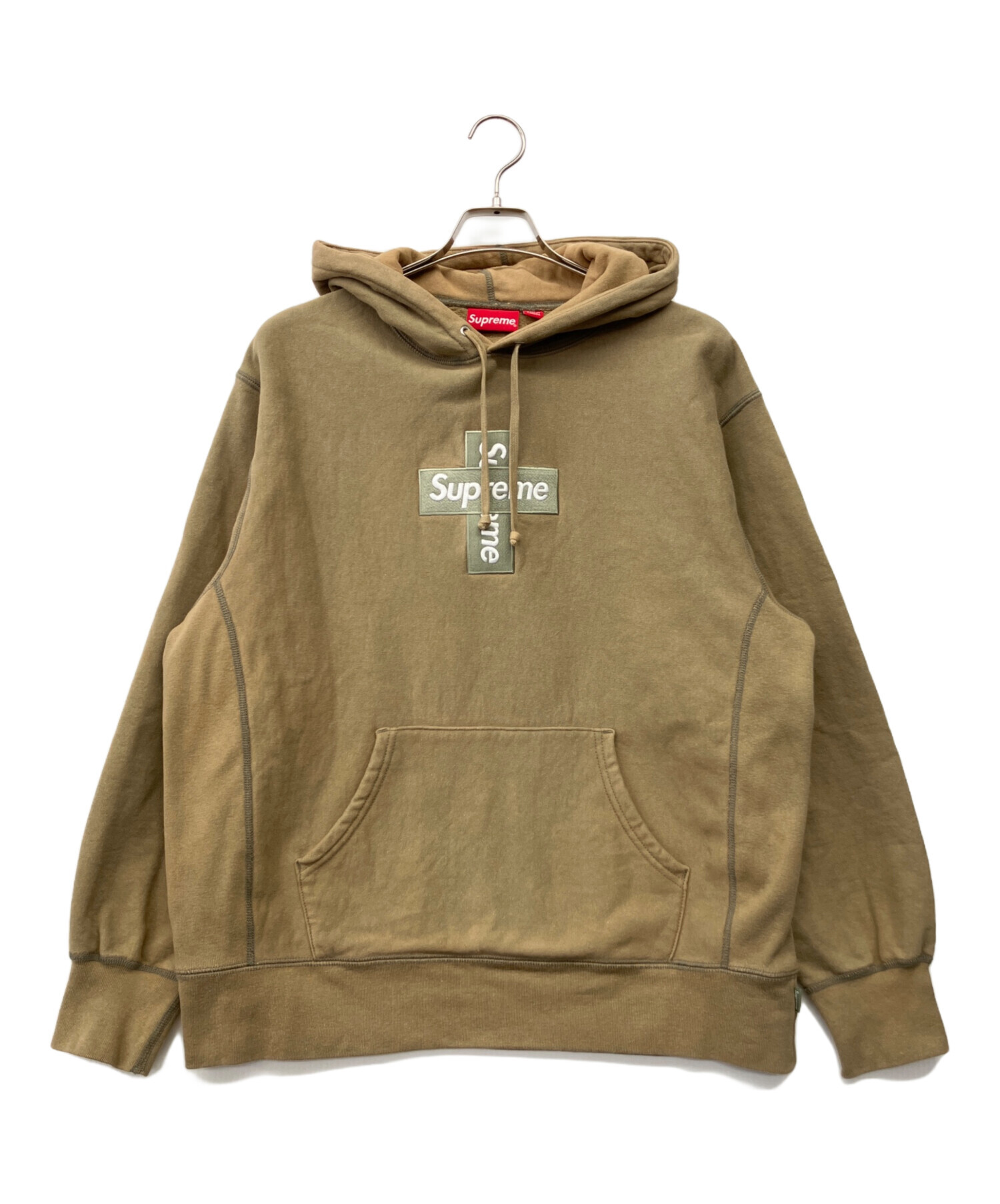中古・古着通販】Supreme (シュプリーム) Cross Box Logo Hooded 