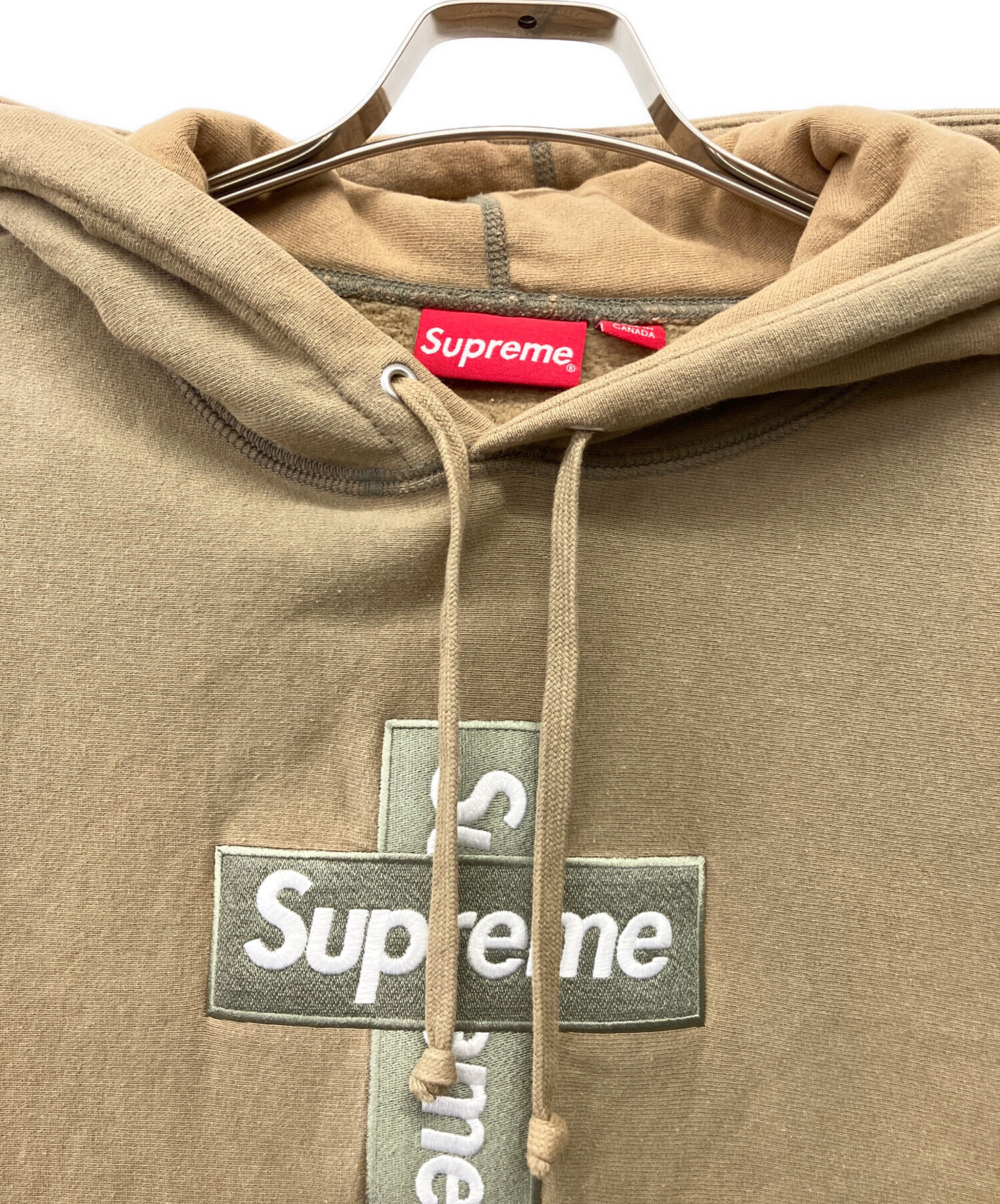 中古・古着通販】Supreme (シュプリーム) Cross Box Logo Hooded 