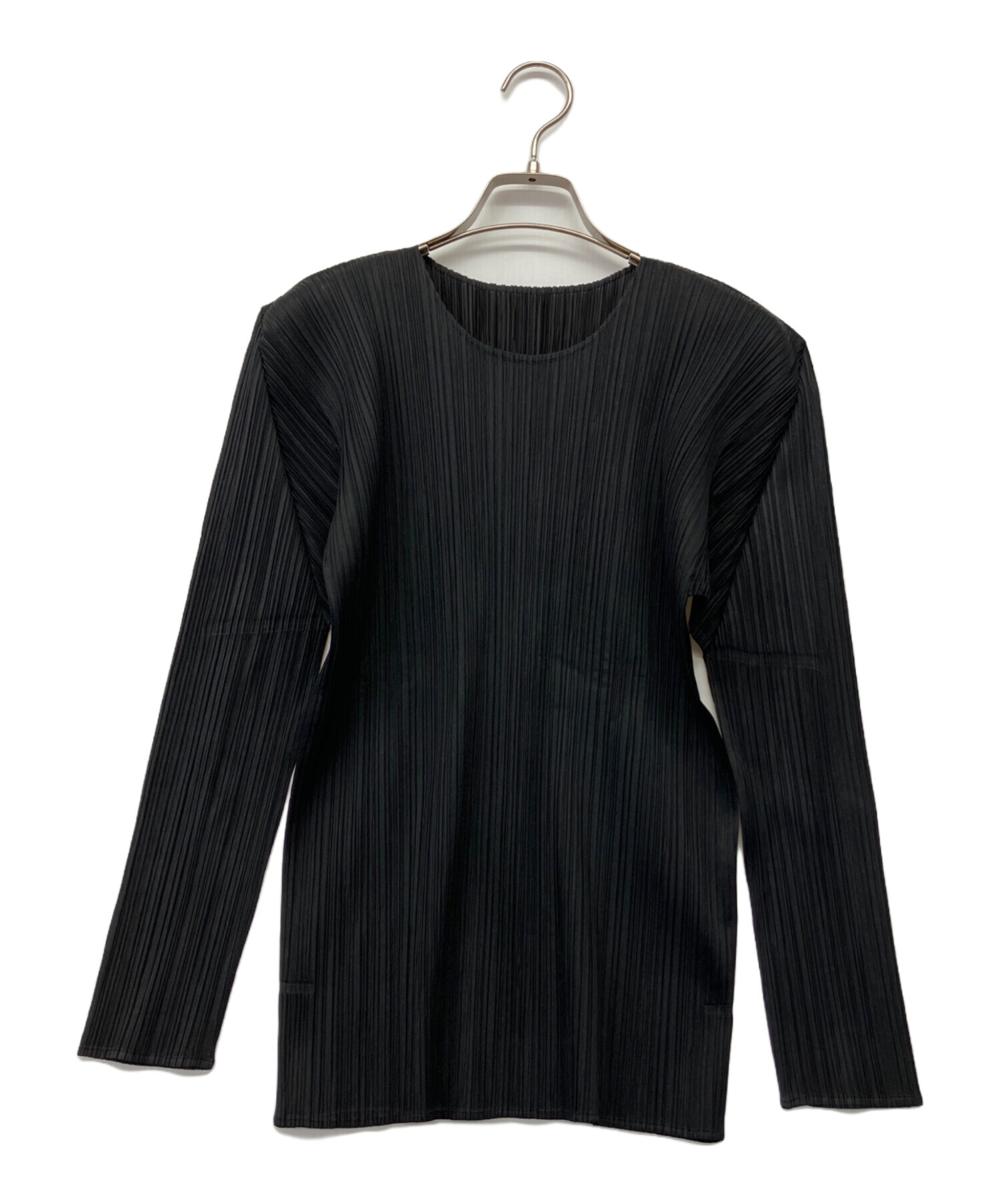 イッセイミヤケ　未使用品　プリーツ加工　長袖トップス 中古・古着通販】ISSEY MIYAKE (イッセイミヤケ) プリーツブラウス