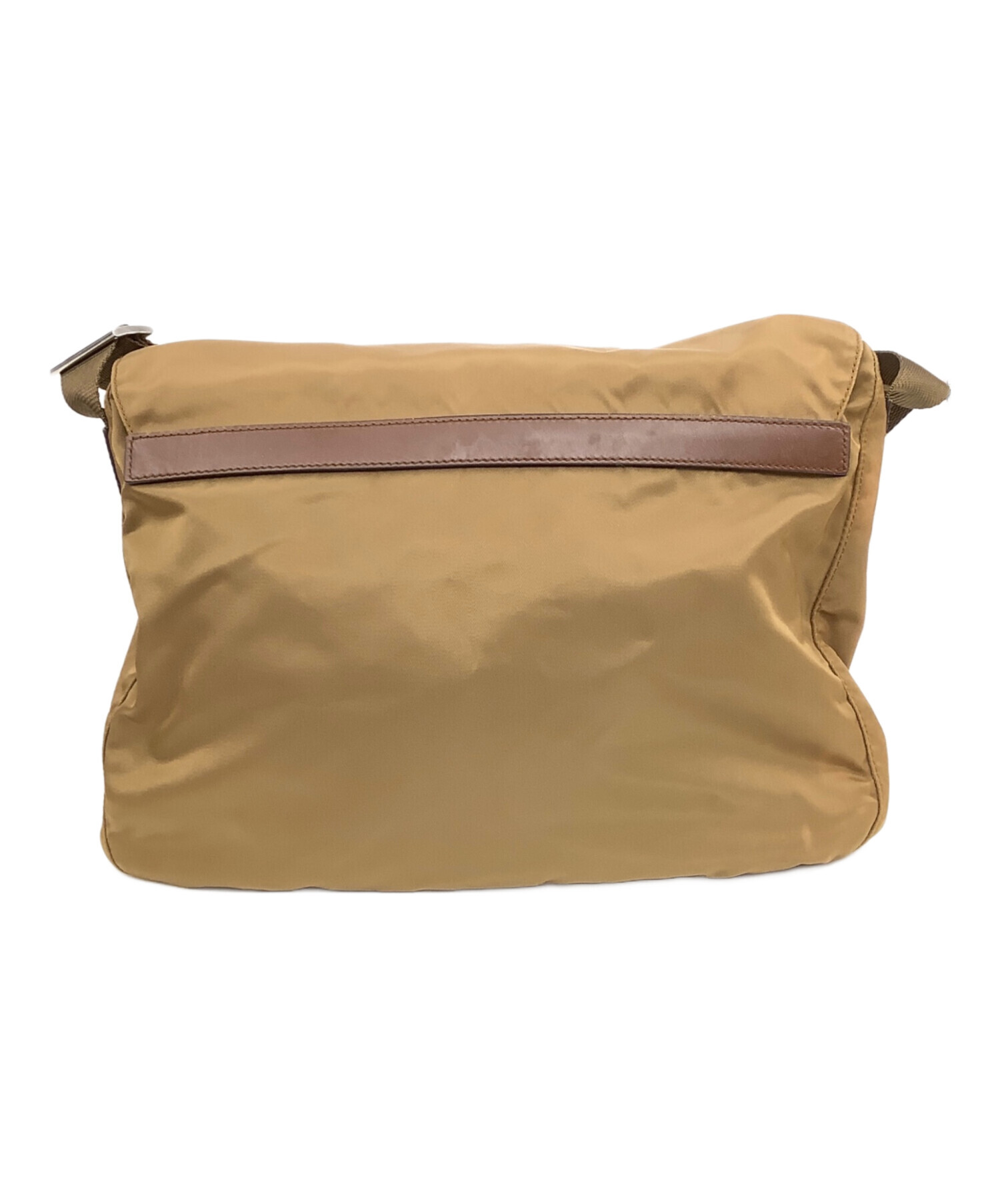 中古・古着通販】PRADA (プラダ) ナイロンショルダーバッグ ブラウン