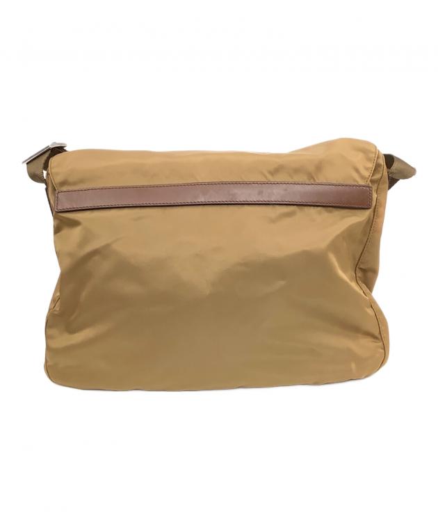 中古・古着通販】PRADA (プラダ) ナイロンショルダーバッグ ブラウン