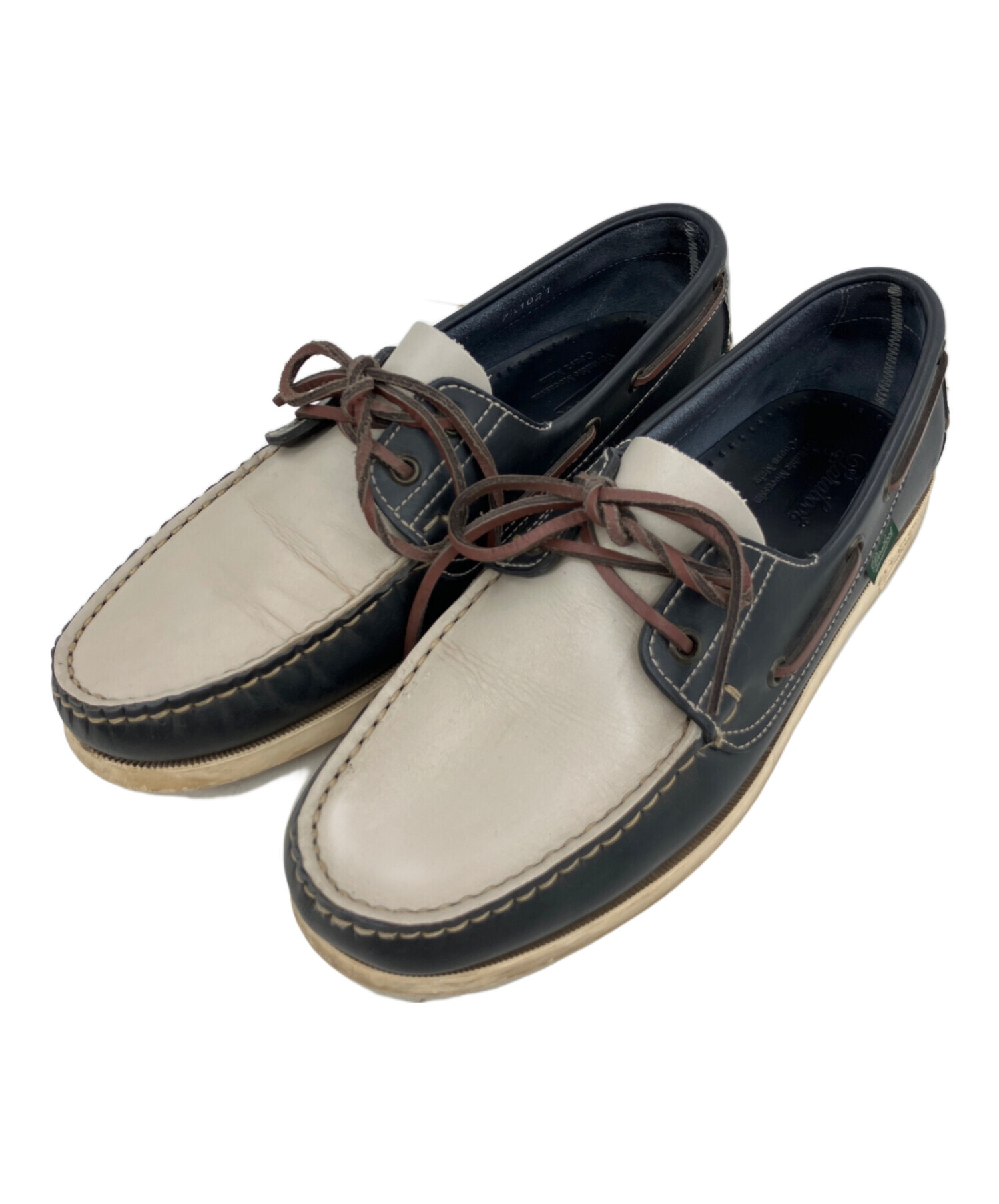 中古・古着通販】PARABOOT (パラブーツ) デッキシューズ ベージュ