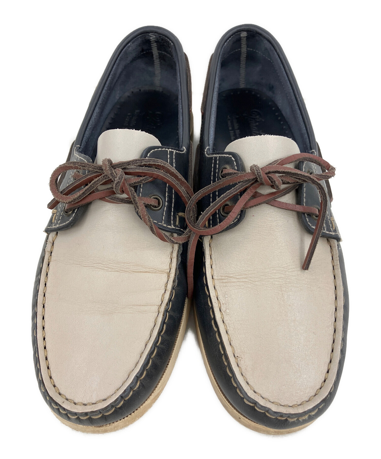 中古・古着通販】PARABOOT (パラブーツ) デッキシューズ ベージュ