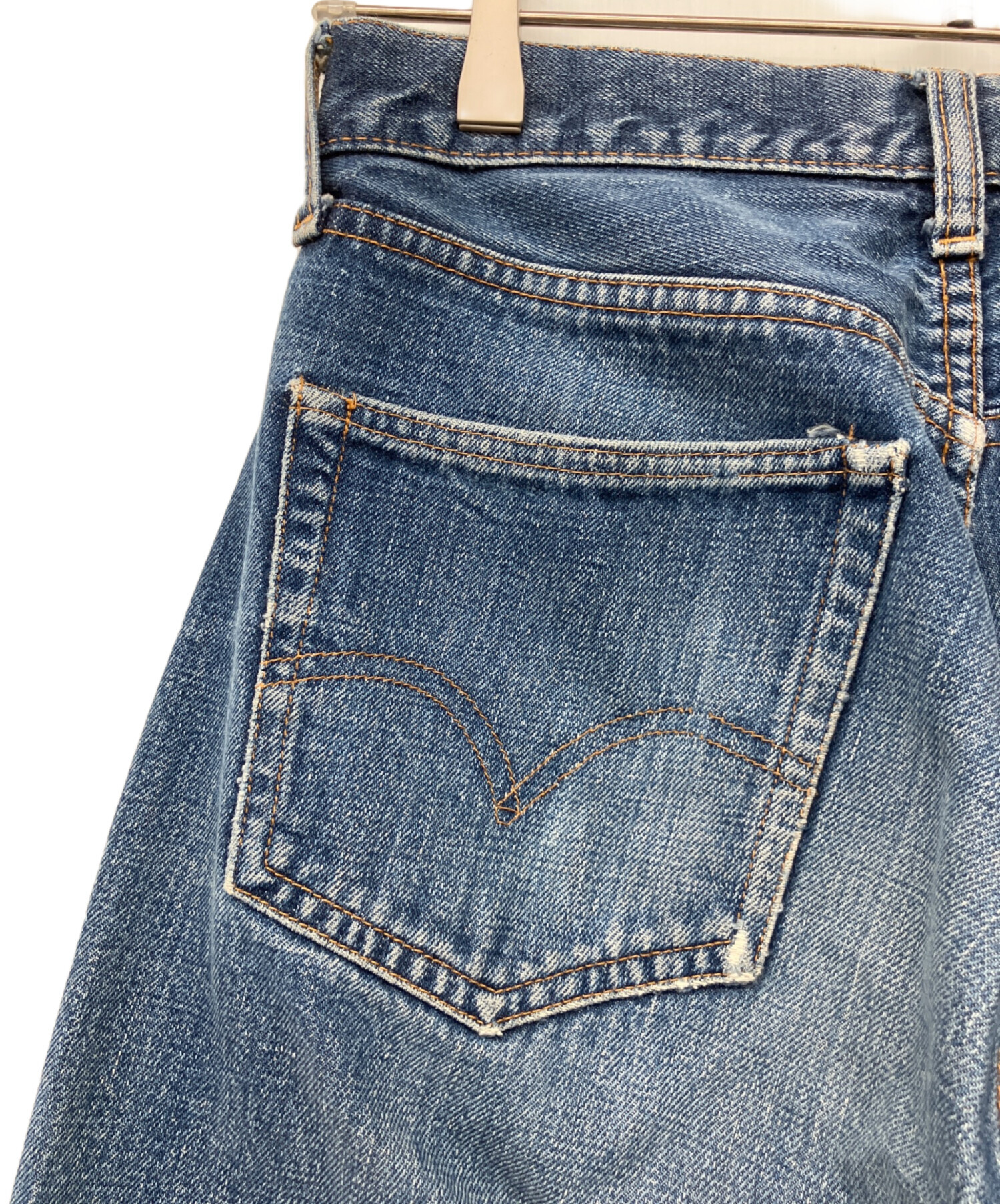 中古・古着通販】LEVI'S (リーバイス) 501デニムパンツ ボタン裏2 BIGE